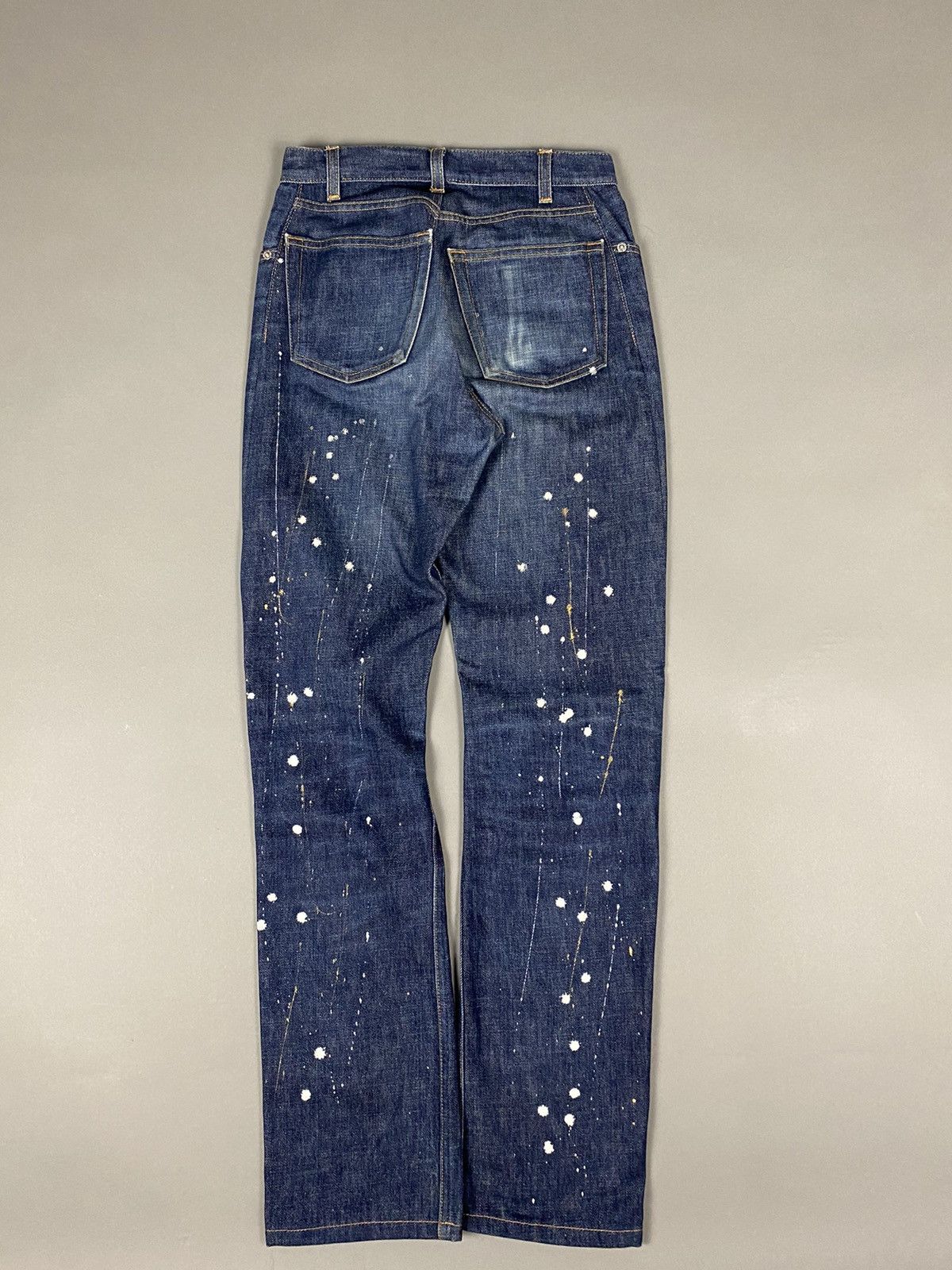 Helmut Lang Helmut lang 1999 paint jean denim Size US 28 / EU 44 - 2 Thumbnail