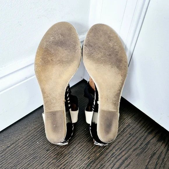 Fendi Carioca Zebra Print Leather Wedge Sandal Size US 6.5 / IT 36.5 - 13 Thumbnail