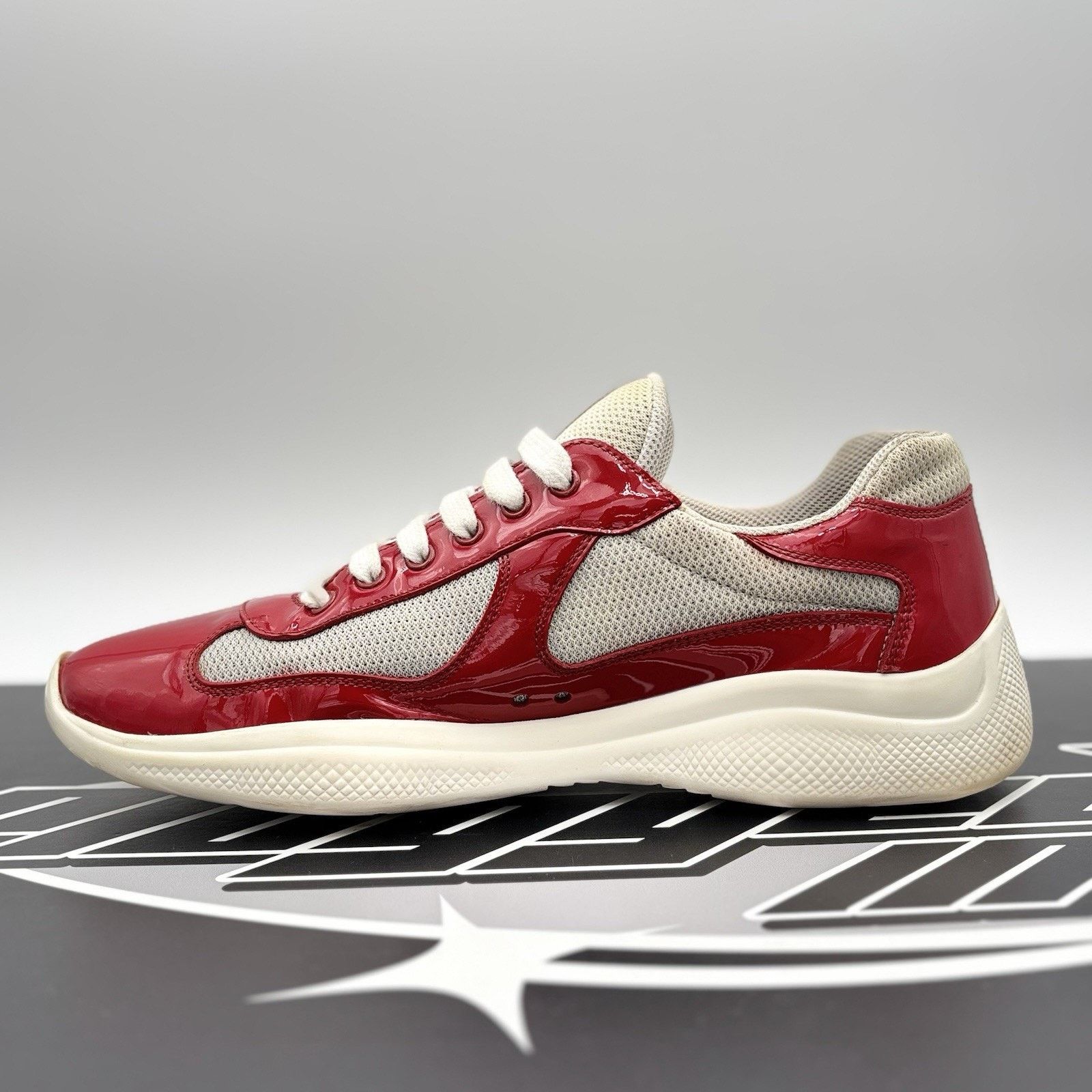 Prada Size 9 UK (10 US) - Prada Americas Cup ' Red, White ' Size US 10 / EU 43 - 4 Thumbnail