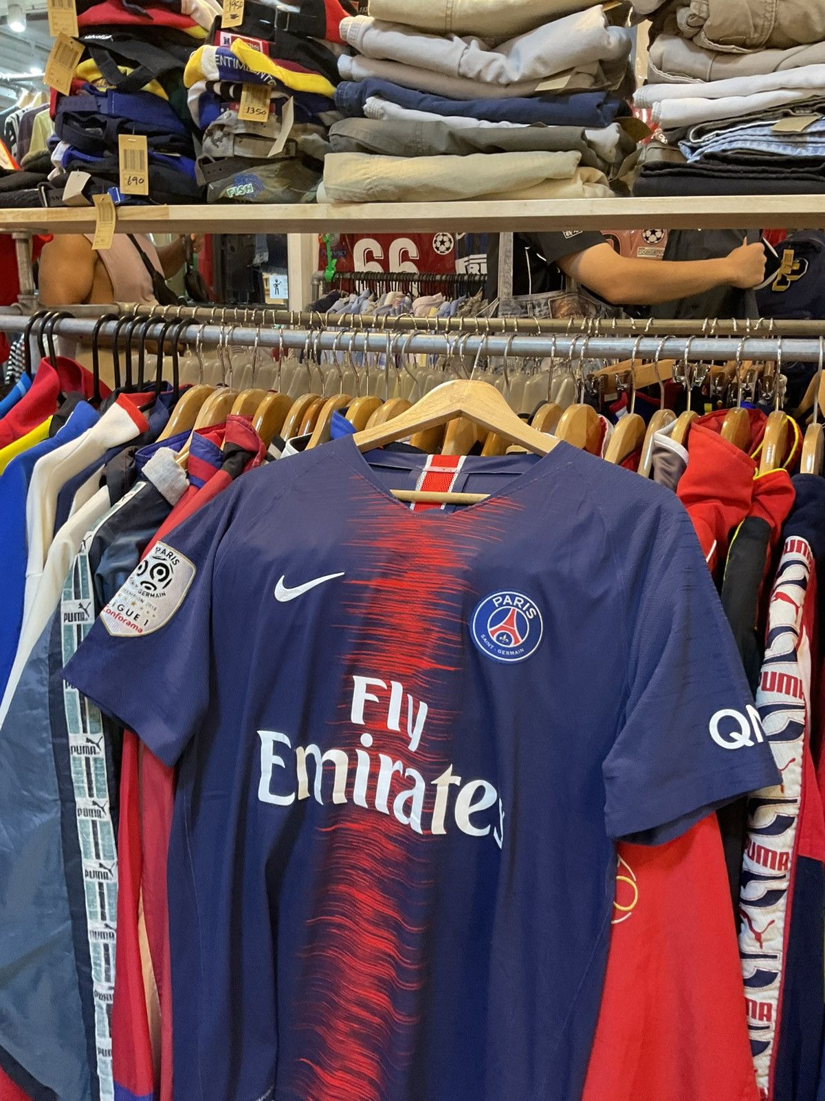 Nike 2018-2019ParisSaint-GermainHomeKitNEYMAR10PlayerVersion Size US L / EU 52-54 / 3 - 3 Thumbnail