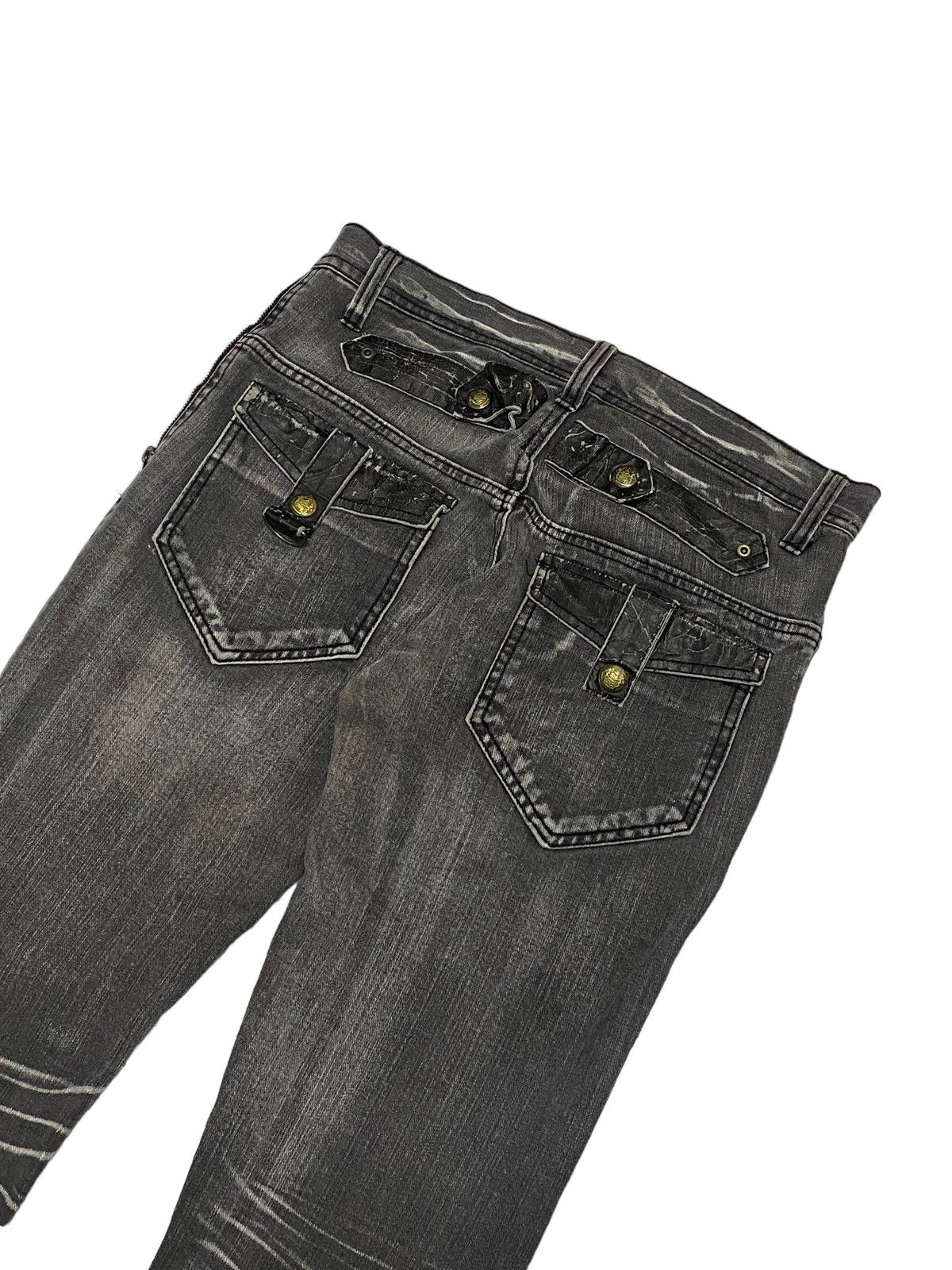 If Six Was Nine Clone Deugru Japan Grey Wash Punkers Pocket Zipper Size US 31 - 9 Thumbnail