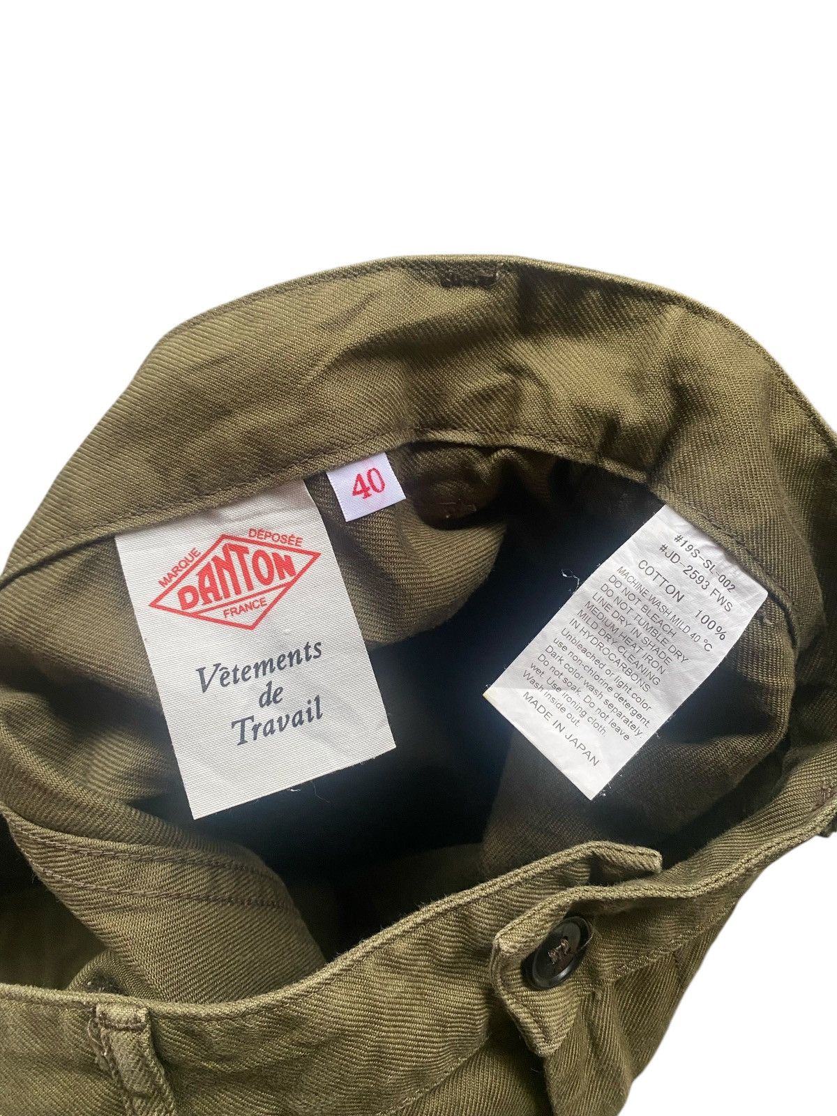 Danton Olive Wide Bushpant Size US 32 / EU 48 - 6 Thumbnail