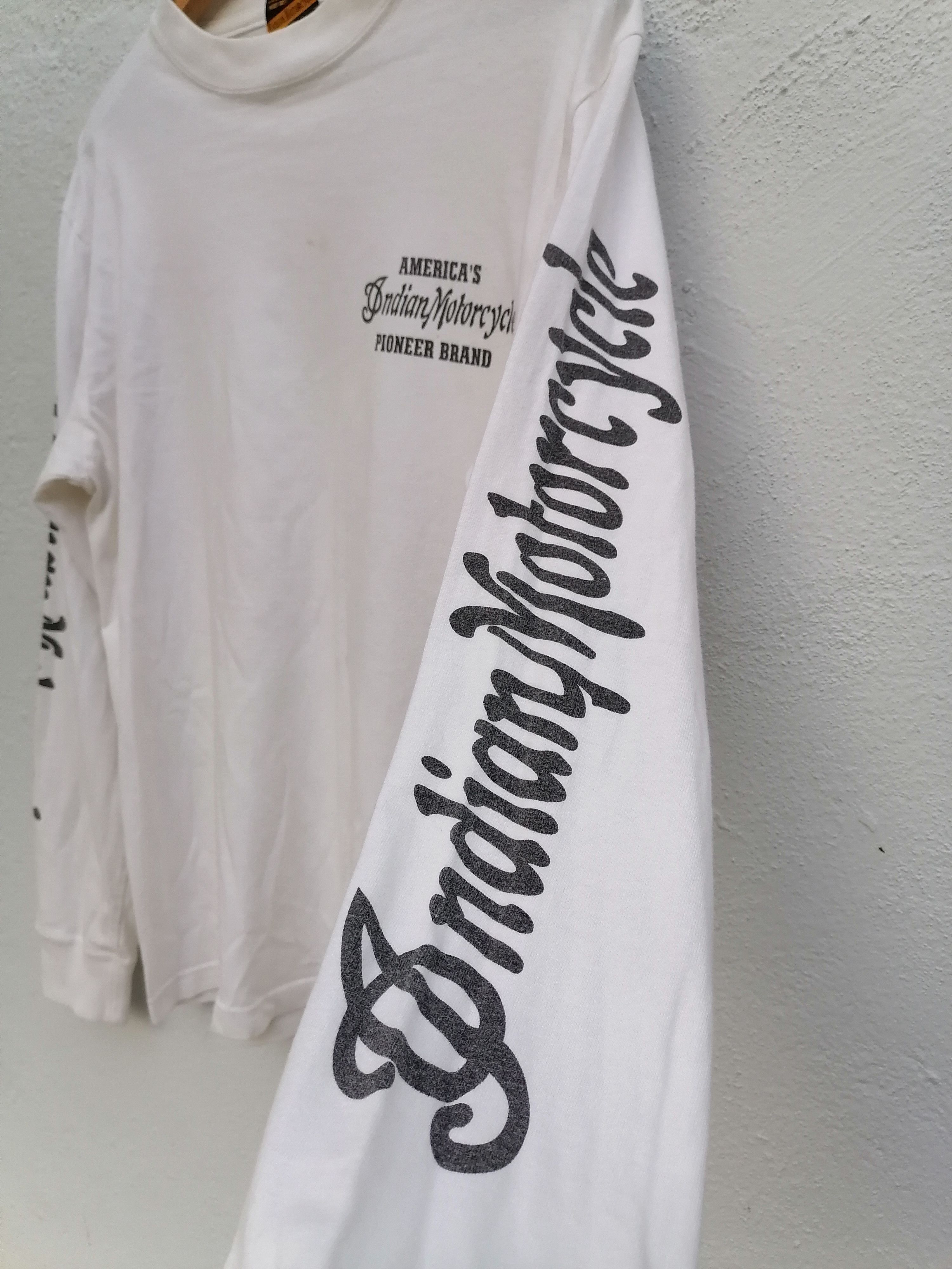 Indian Motorcycle × Toyo Enterprises × Vintage Indian Motorcycle Long Sleeve T-shirt Size US S / EU 44-46 / 1 - 4 Thumbnail