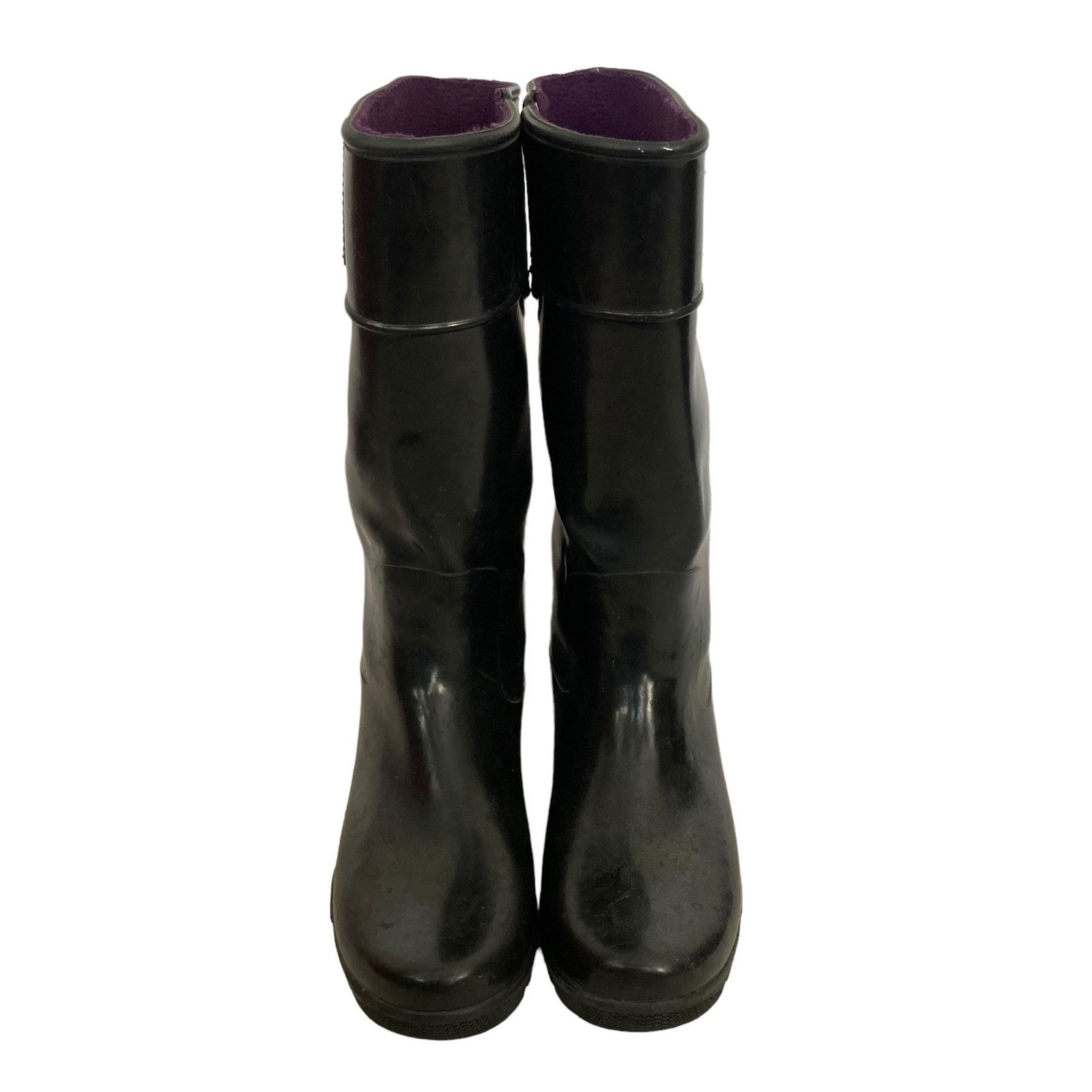 Sperry Sperry Black Rubber Tall Rain Boots Sz 7 Size US 7 / IT 37 - 8 Thumbnail