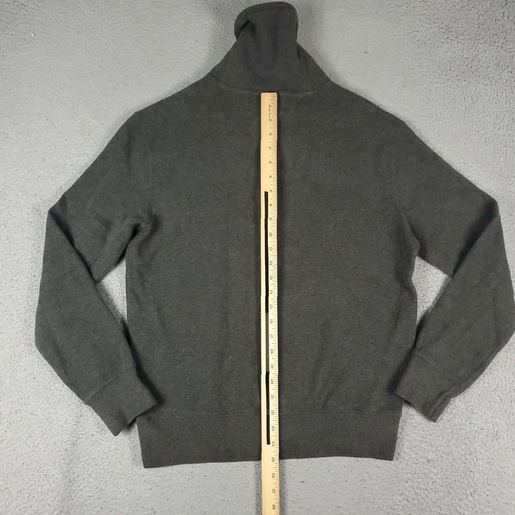 Ralph Lauren Ralph Lauren Gray Pony Sweater Mens Medium Long Sleeve Collared Pullover Size US M / EU 48-50 / 2 - 6 Thumbnail