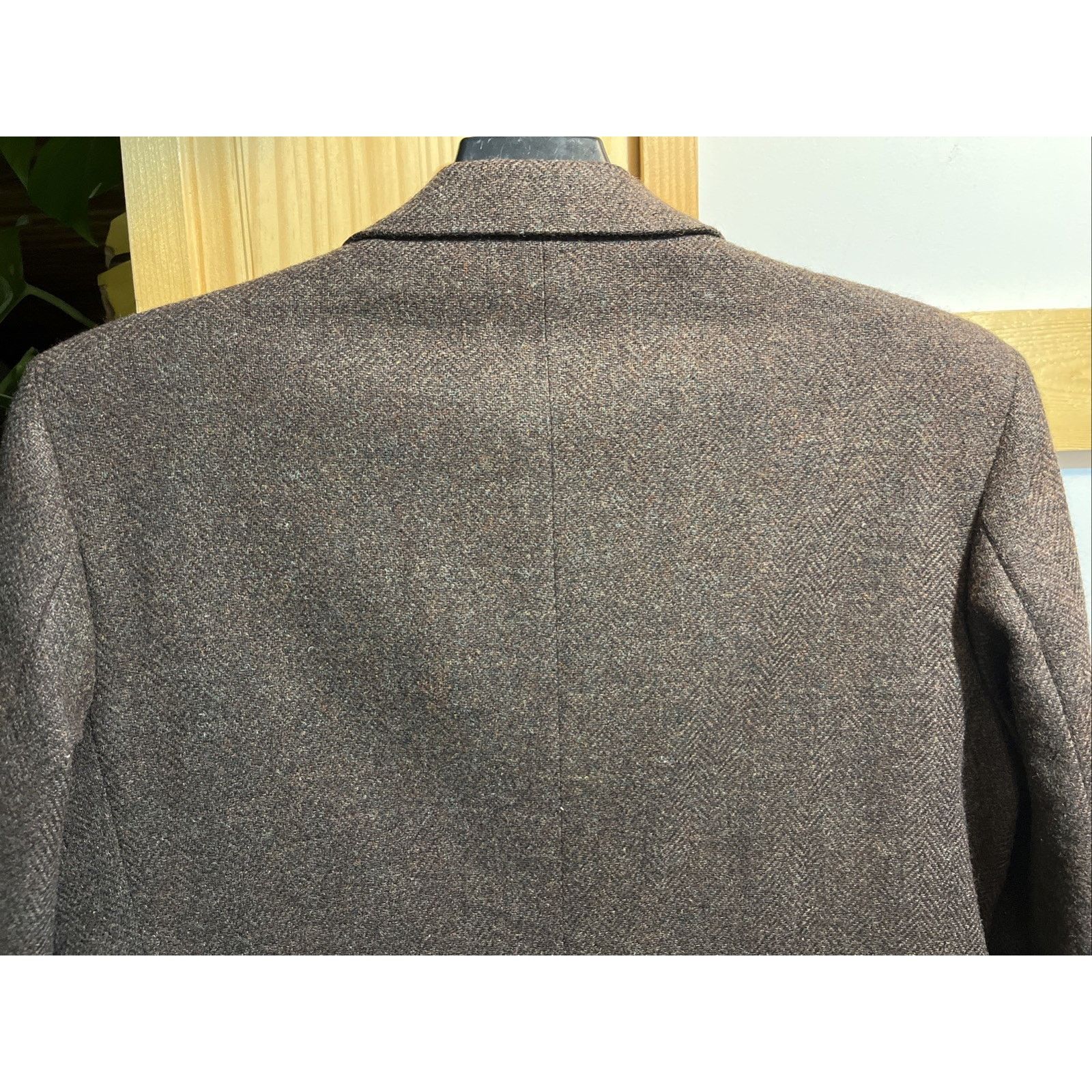 Farah Wolf Off by Farah 100% Pure Wool Brown VTG Jacket Sz 42 Reg Size US L / EU 52-54 / 3 - 8 Thumbnail