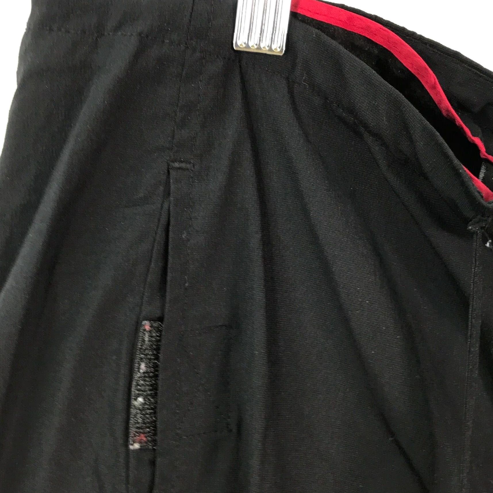 Express Express Womens Pants Jogger Black Size 11/12 Regular 32 in Inseam 30 in Drawstring Pockets Stretch Front Zipper Nylon Spandex 97%/3% Casual Size 32" / US 10 / IT 46 - 7 Thumbnail