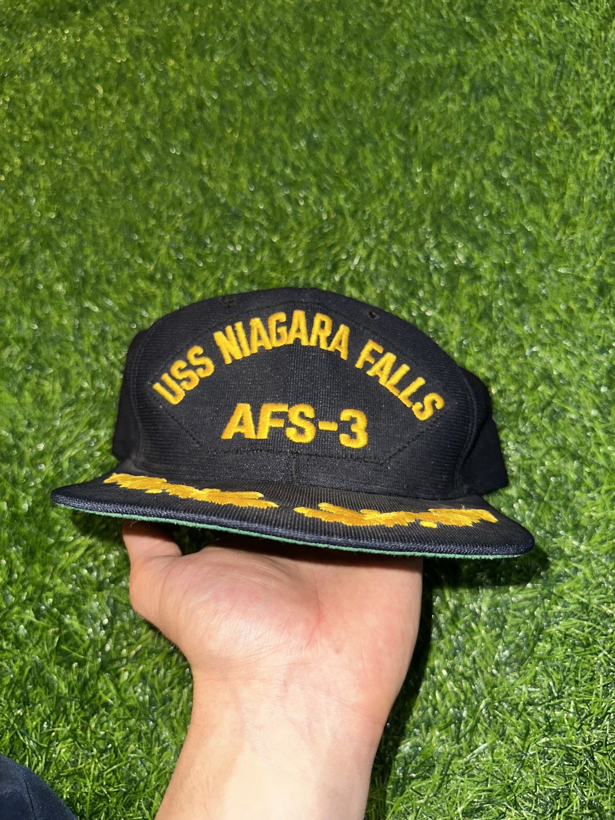 Vintage Vintage new era USS navy Niagara Falls adjustable hat Size ONE SIZE - 2 Thumbnail