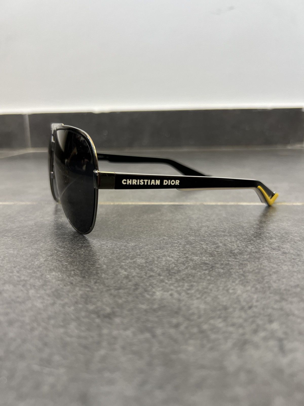 Dior Hedi Slimane Dior Homme aviator style 2009 Forerunner Size ONE SIZE - 2 Thumbnail
