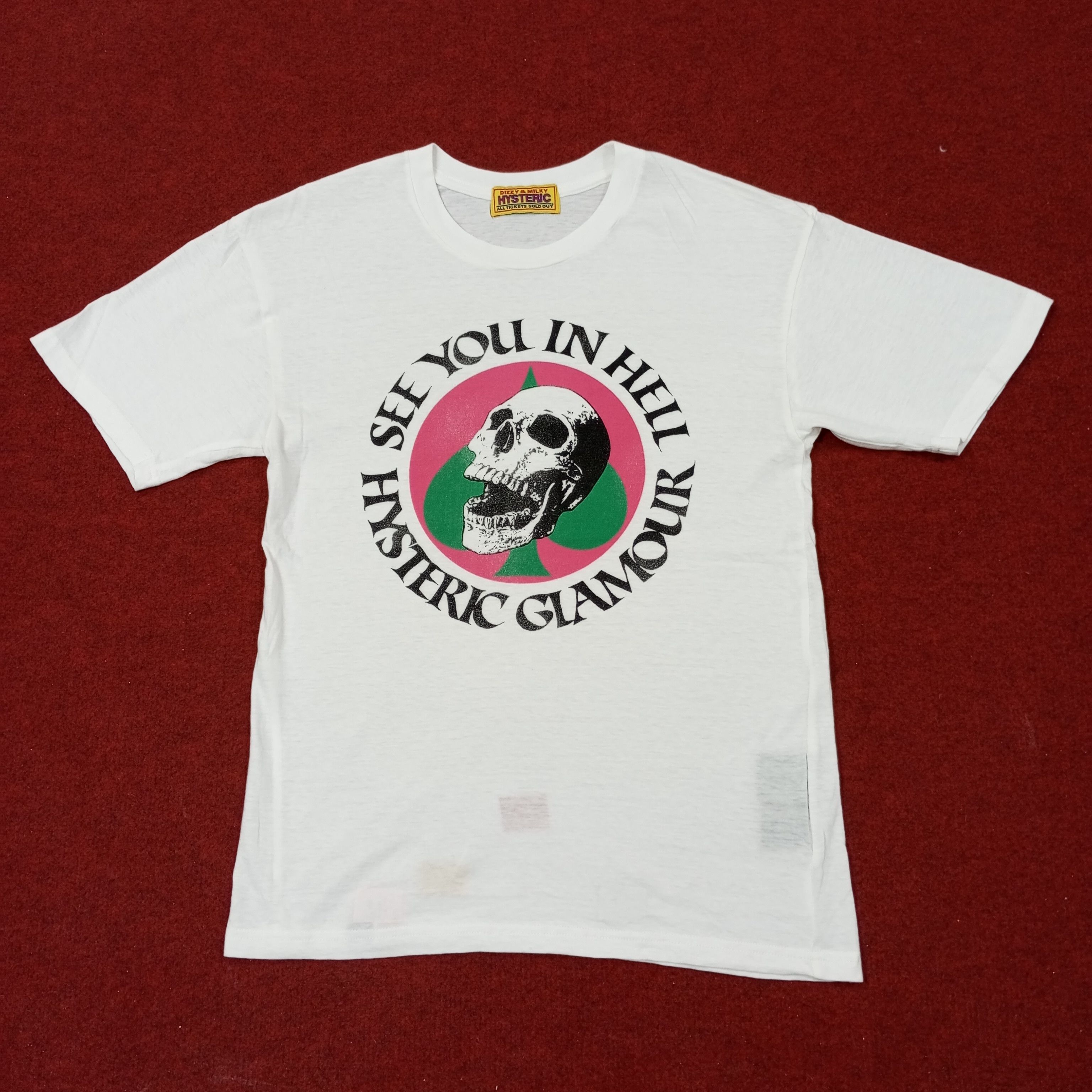 Vintage Hysteric Glamour See You In Hell Tshirt c239n32