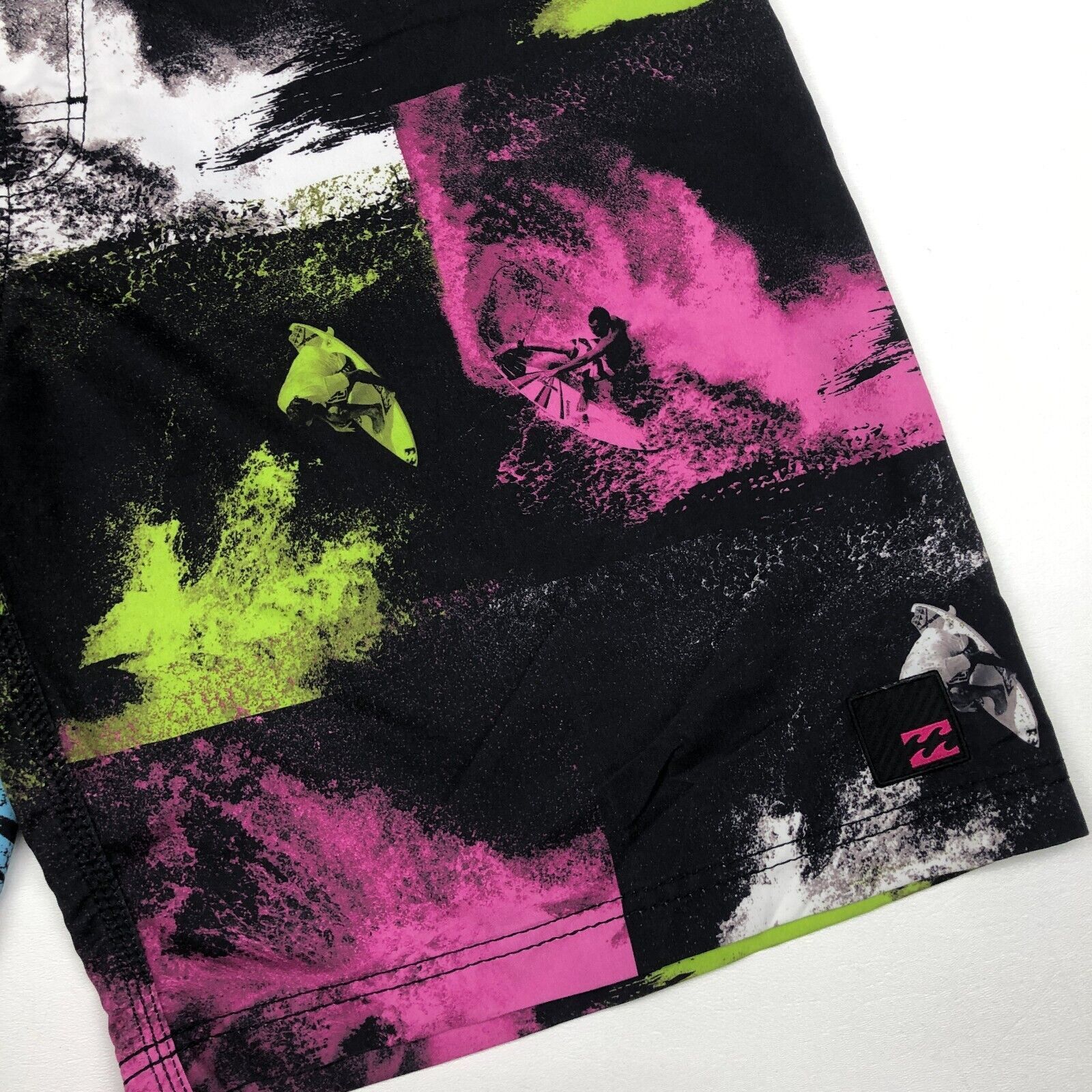 Billabong Billabong Pop Art Surfing Swim Trunks Shorts Size 38 Mens B3 Size US 38 / EU 54 - 2 Thumbnail