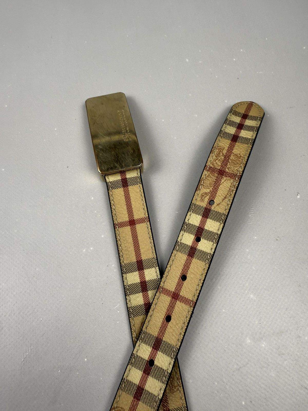 Burberry Burberry belt classic monogram novacheck unisex size 105cm Size ONE SIZE - 9 Thumbnail