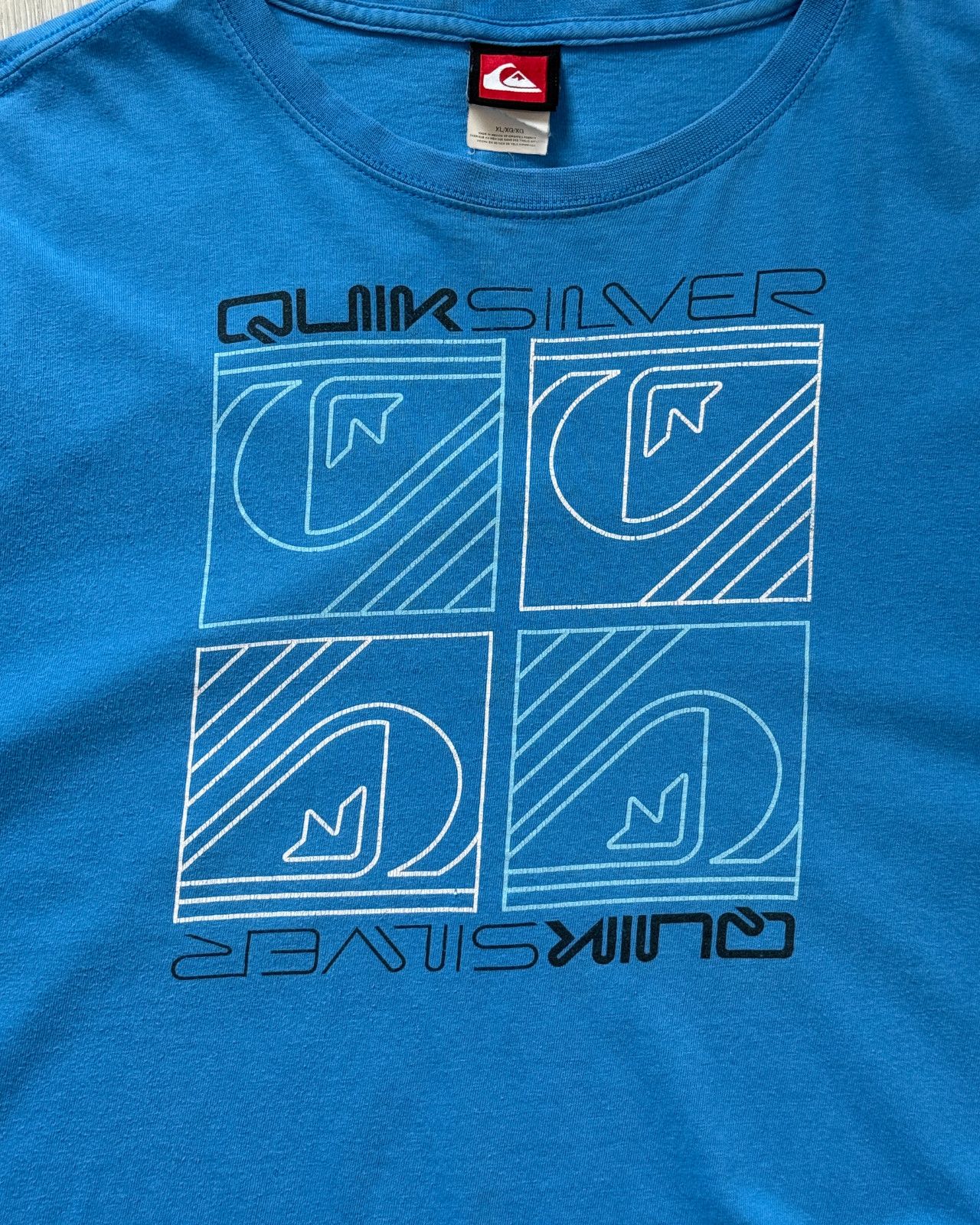Quicksilver × Vintage Vintage Quicksilver Logo Graphic Blue T-Shirt - Size XL Size US XL / EU 56 / 4 - 3 Thumbnail