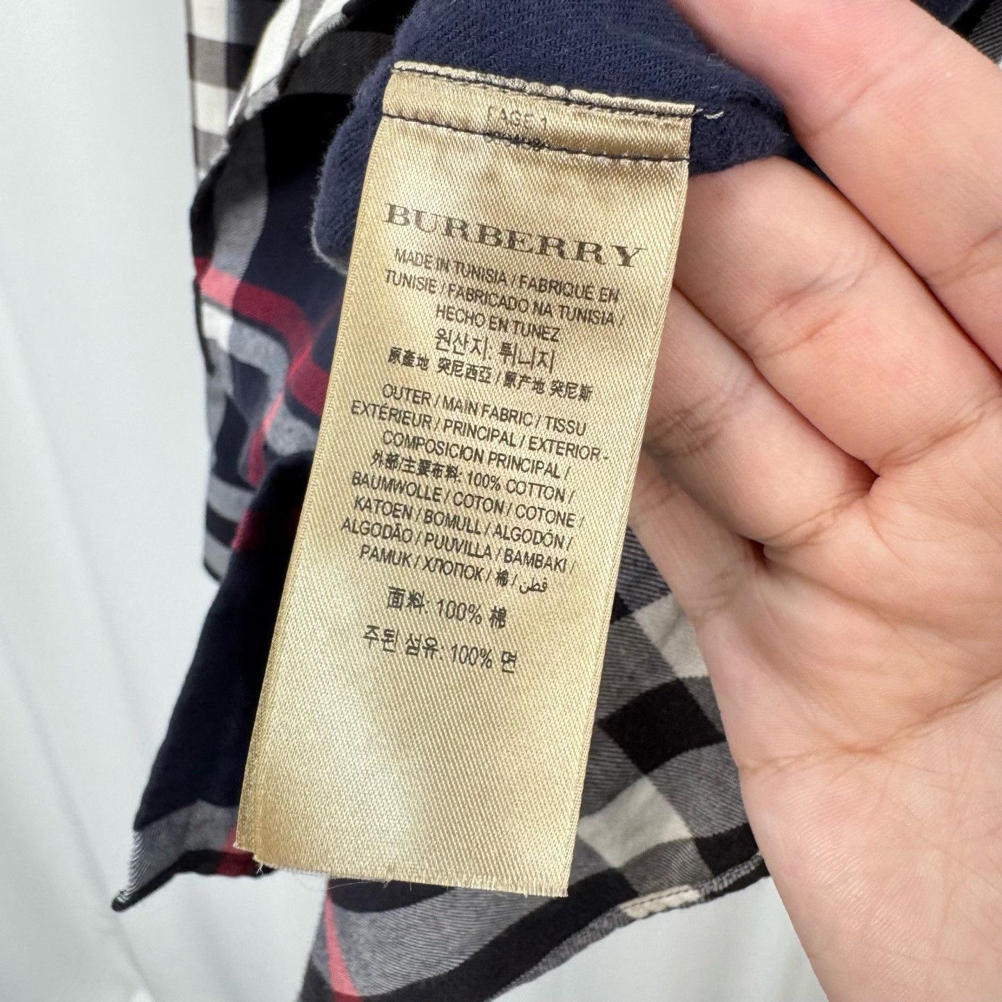 Burberry Burberry Red Line Check Long-Sleeve Shirt Size US L / EU 52-54 / 3 - 7 Thumbnail