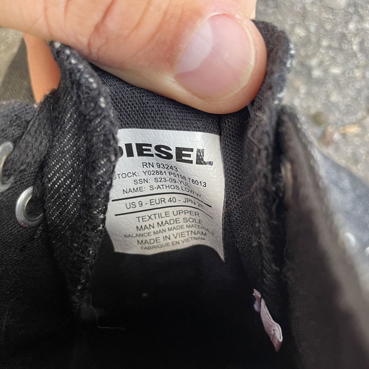 Diesel Y2K DIESEL HYPE JAPAN STYL ACTIVE STRAP SNEAKERS ATHOS SHOES Size US 10 / IT 40 - 2 Thumbnail