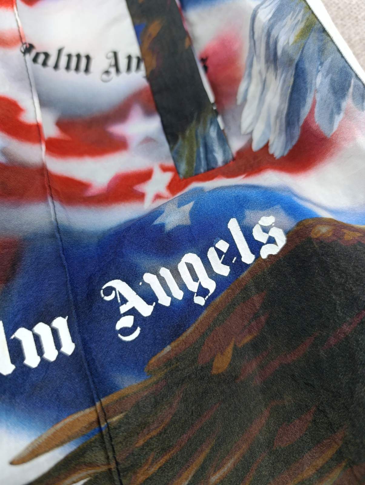 Palm Angels PALM ANGELS LOOSE FIT NYLON EAGLE TRACK PANTS MENS SIZE M Size US 32 / EU 48 - 13 Thumbnail