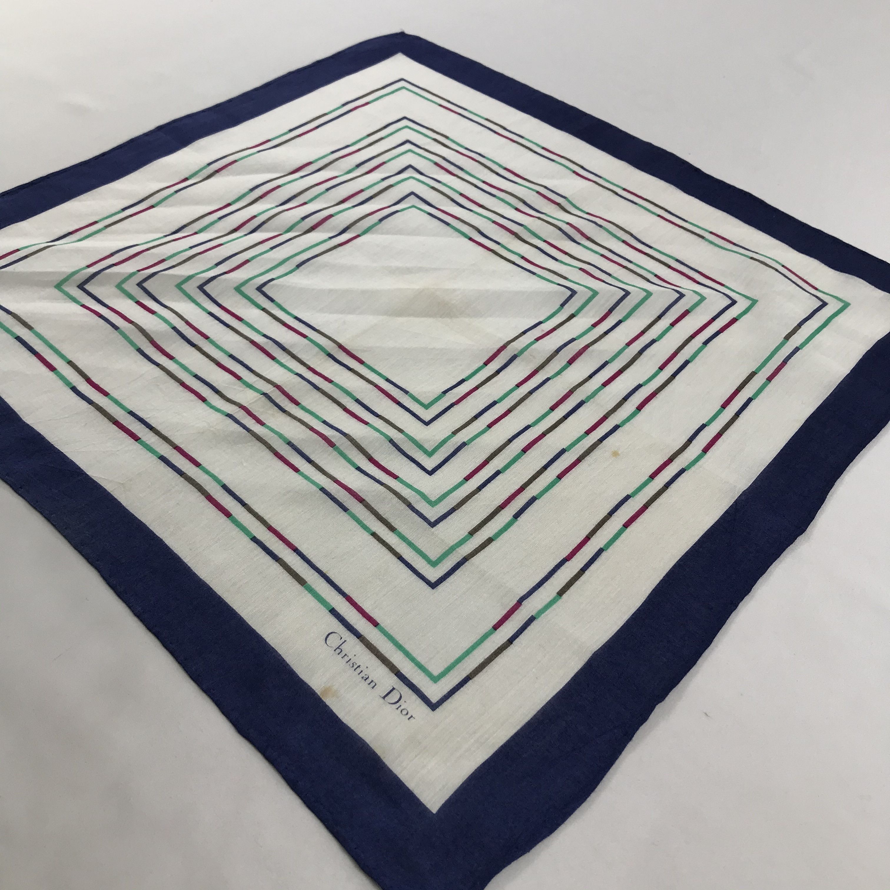 Vintage Christian Dior Neckerchief / Bandana / Handkerchief Size ONE SIZE - 4 Thumbnail