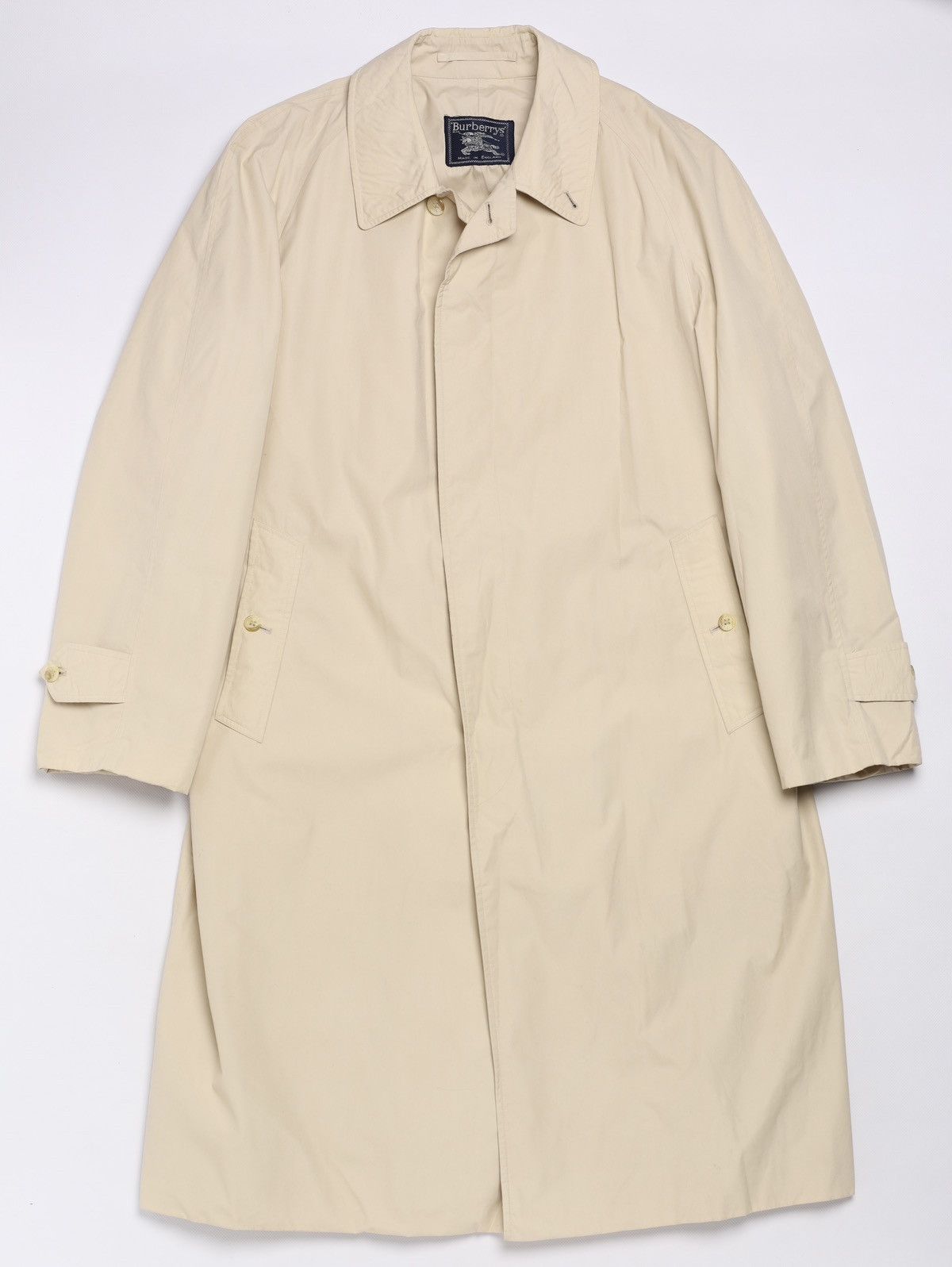 Burberry Burberry Vintage Beige Trench Coat 52 size Jacket Size US L / EU 52-54 / 3 - 1 Thumbnail