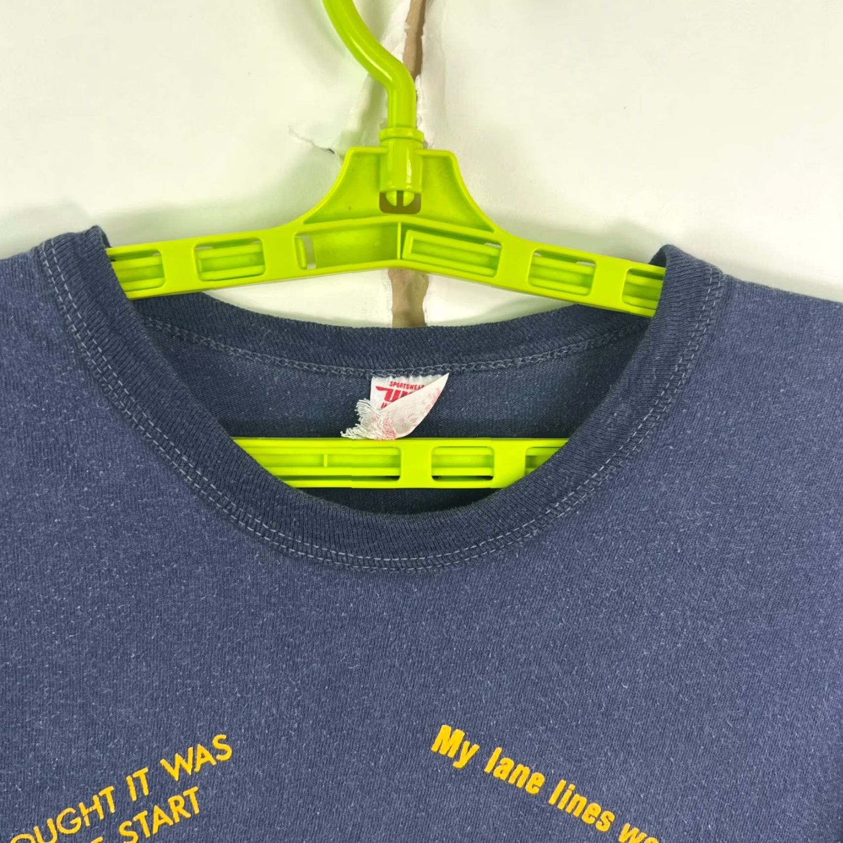 Vintage VINTAGE Wolf Excuses Shirt T-Shirt Blues Short Sleeve Crew Neck Adult L Blue Aquaman Funny Theme Womens Size L / US 10 / IT 46 - 3 Thumbnail