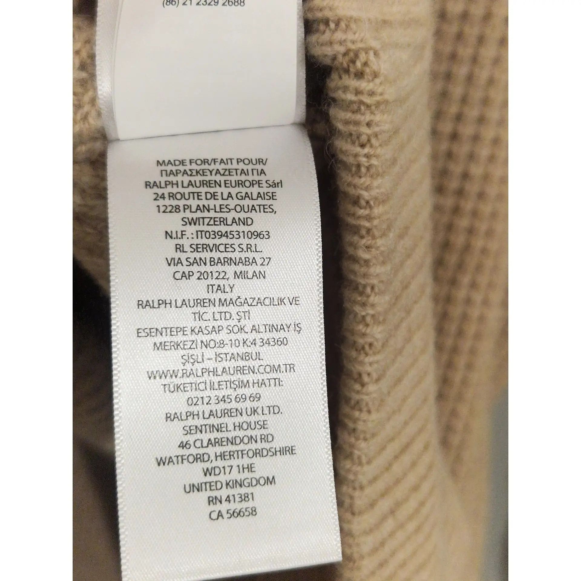 Polo Ralph Lauren Sweat alpaga Polo Ralph Loren Size US M / EU 48-50 / 2 - 7 Thumbnail