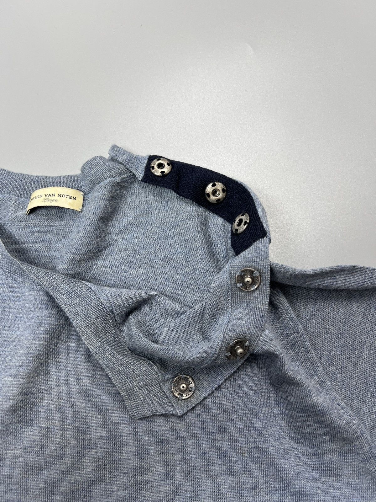 Dries Van Noten Dries Van Noten Crewneck Wool Sweater (Y0468) Size US L / EU 52-54 / 3 - 13 Thumbnail
