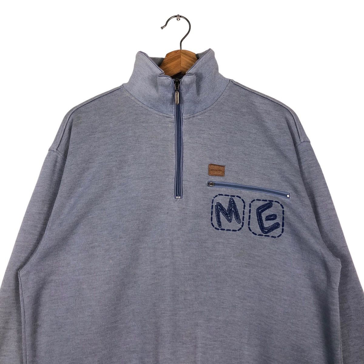 Japanese Brand 🔥Vtg Collar Sweatshirt Monade Esprit Japan Made Size US M / EU 48-50 / 2 - 3 Thumbnail