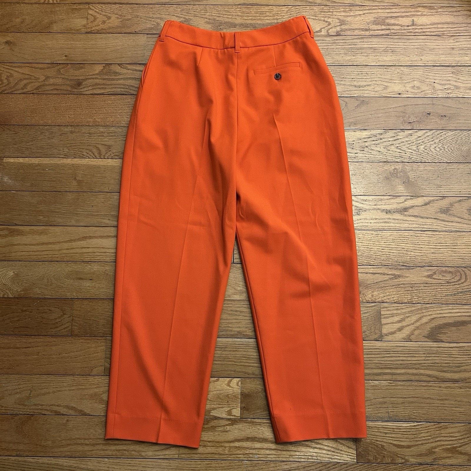 Samsoe Samsoe Meme Trousers Orange Pleated Wide Leg Pants Medium Size 30" / US 8 / IT 44 - 6 Thumbnail