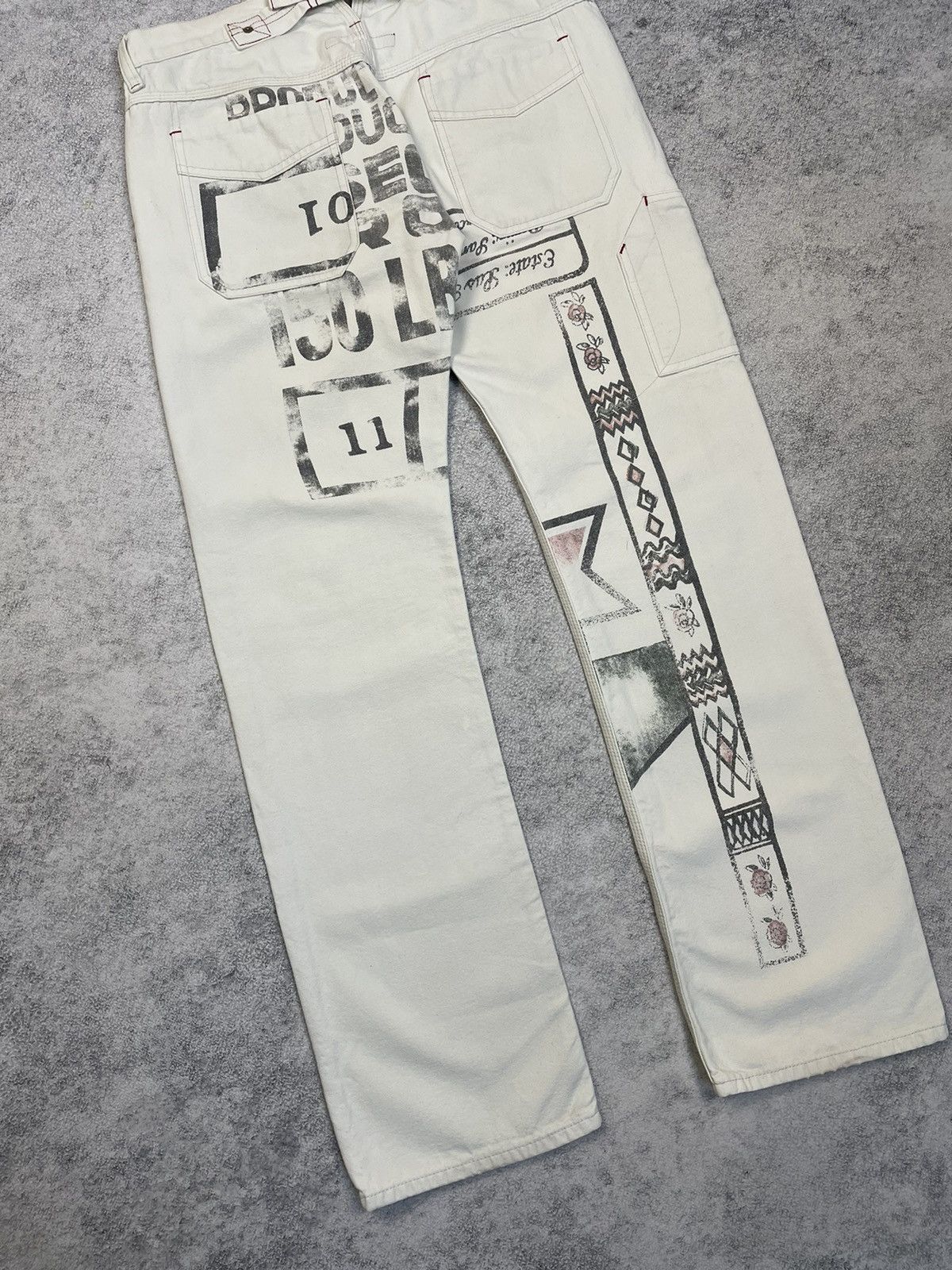 Comme des Garcons × Junya Watanabe Comme Des Garcons x Junya Watanabe S/S08 printed work pants Size US 34 / EU 50 - 1 Thumbnail