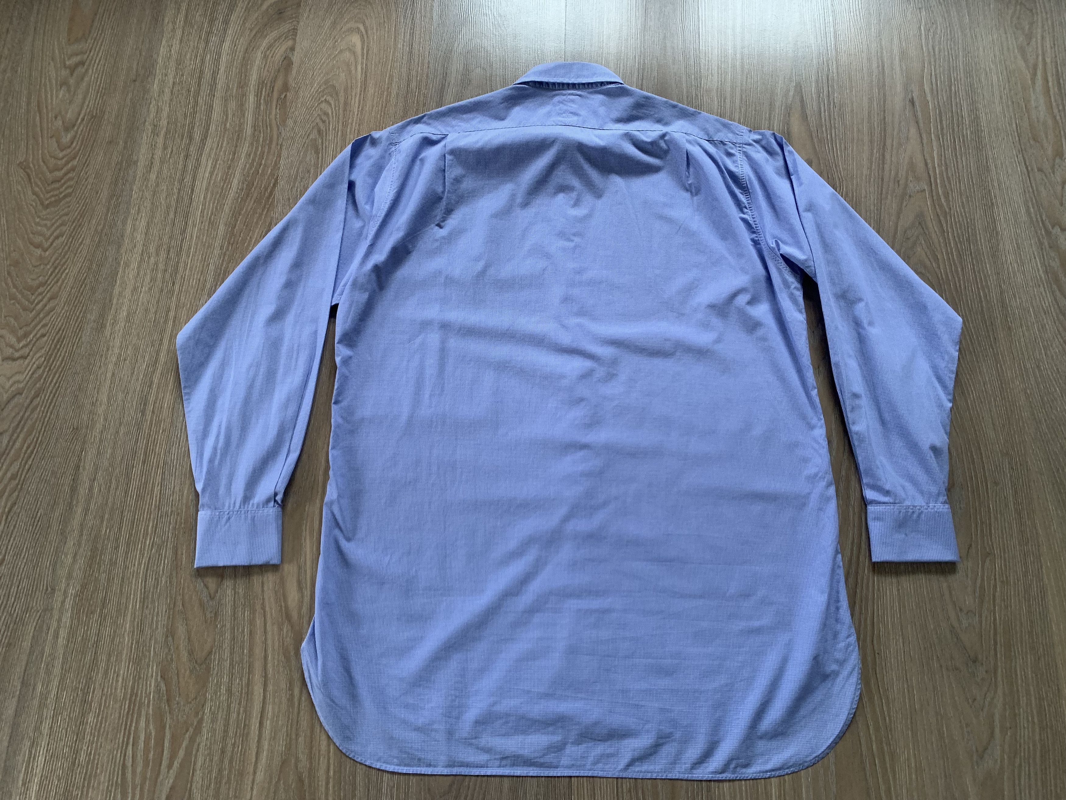 Hackett Hackett London Classic Blue Gingham Pattern Shirt Size US L / EU 52-54 / 3 - 3 Thumbnail