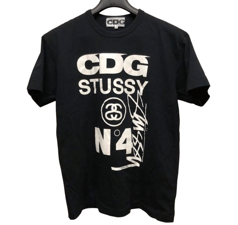 CDG by Comme des Garcons × Stussy CDG STUSSY collaboration T-shirt XL 2021 Size US XL / EU 56 / 4 - 1 Thumbnail