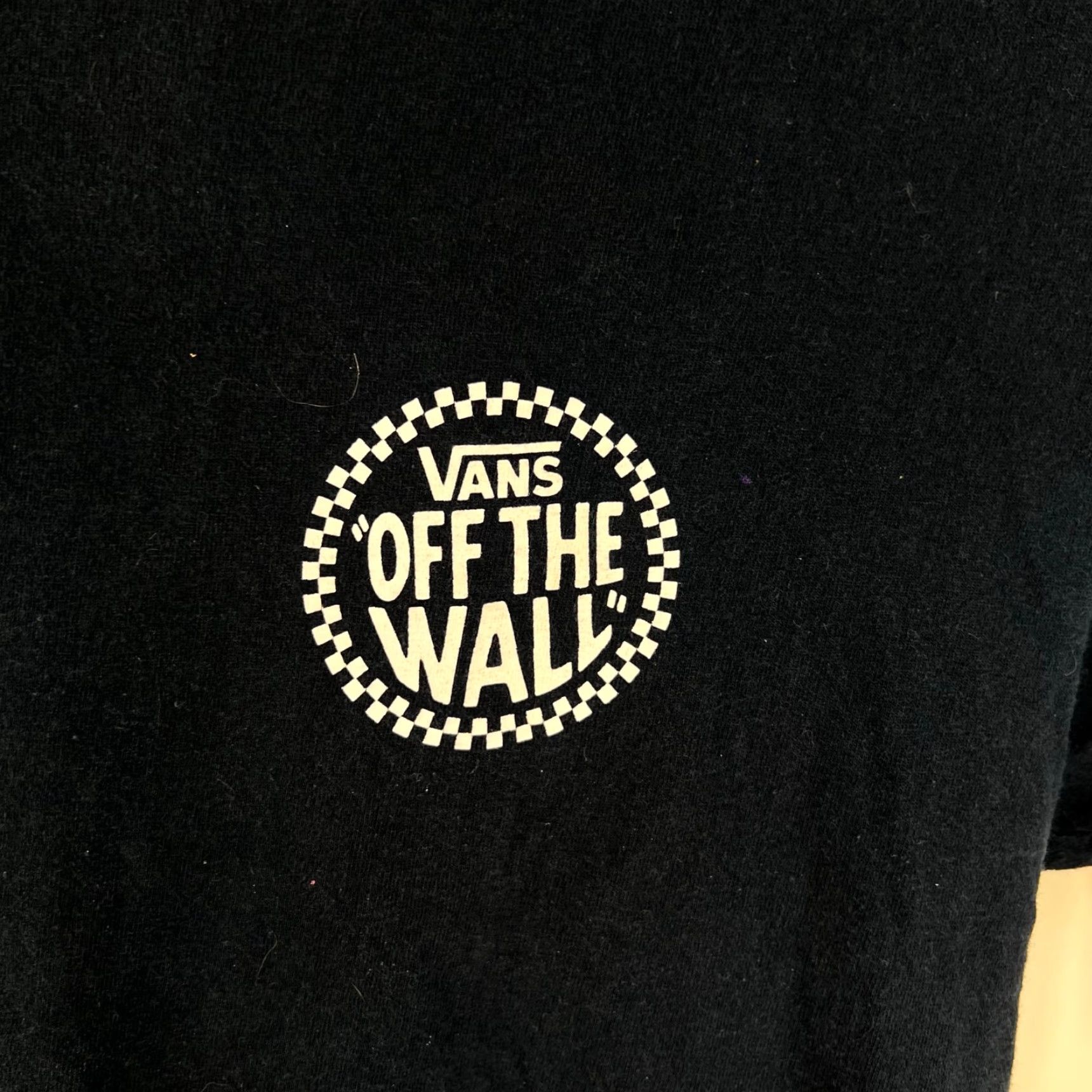 Vans VINTAGE Vans Off The Wall Skate T Shirt Adult M Black Distressed 2 Sided Graphic Mens Medium Black Shirt 90s Size US M / EU 48-50 / 2 - 3 Thumbnail