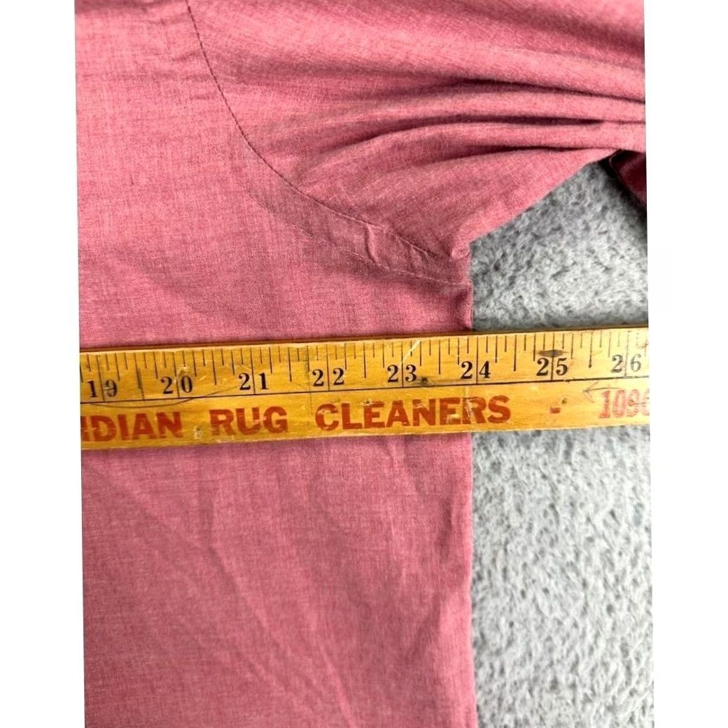 Old Navy Old Navy Shirt Mens XL Red Slim Fit Button-Down Long Sleeve Casual Office Pocket Button-Up Shirt Size US XL / EU 56 / 4 - 7 Thumbnail