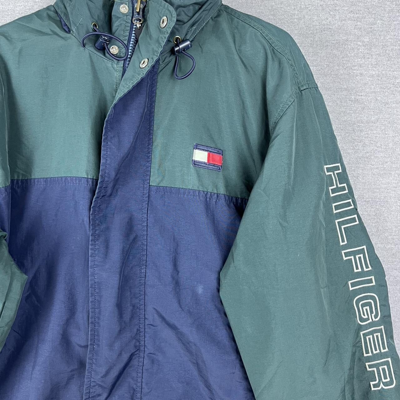 Tommy Hilfiger Vintage Tommy Hilfiger Sailing Jacket Green Size M(FLAWS) Size US M / EU 48-50 / 2 - 1 Thumbnail