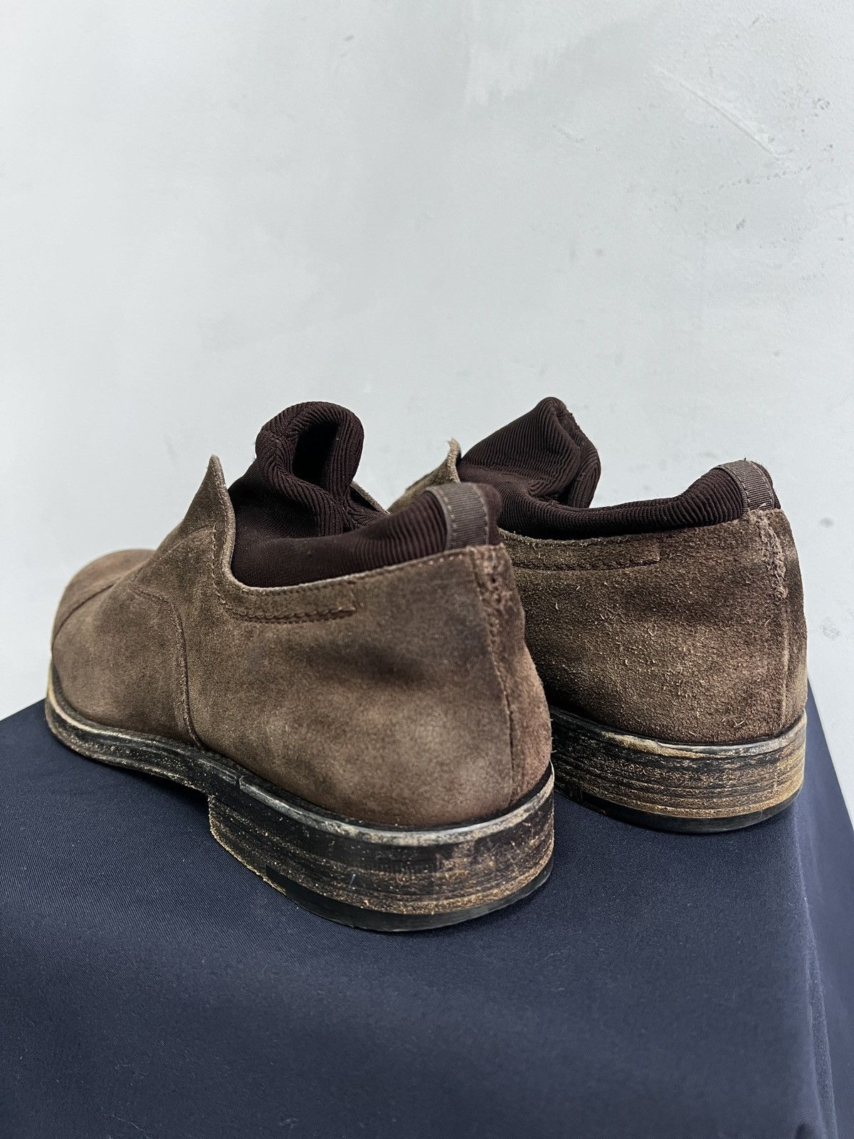 Paciotti Paciotti Brown Guidi style boots suede Leather 90s Size US 8.5 / EU 41-42 - 7 Thumbnail