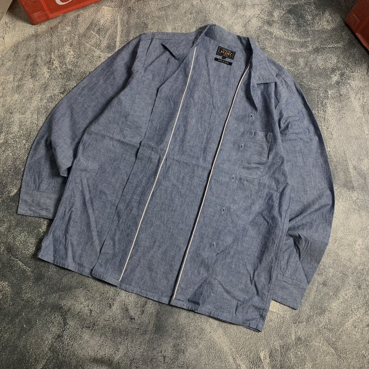 Beams Japan Beams Self edge Button Up shirts Size US XL / EU 56 / 4 - 4 Thumbnail
