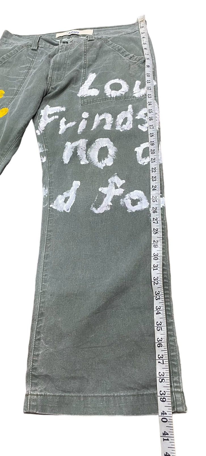 Gap Gap X Army Art Design Cotton Pant W35” Size US 35 - 16 Thumbnail