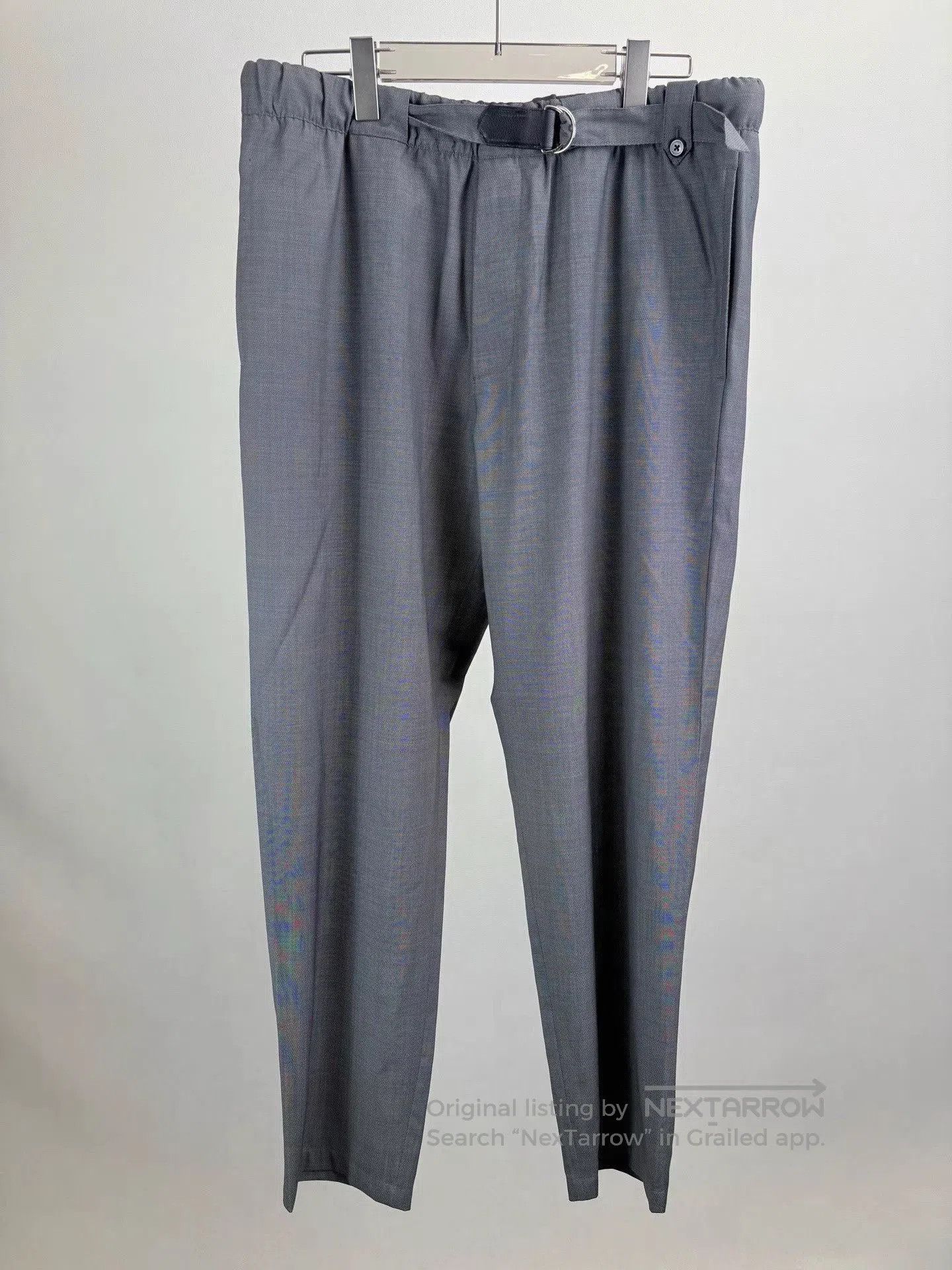 Louis Vuitton Gray Casual Pants with Belt - Size 30. Size US 30 / EU 46 - 1 Thumbnail
