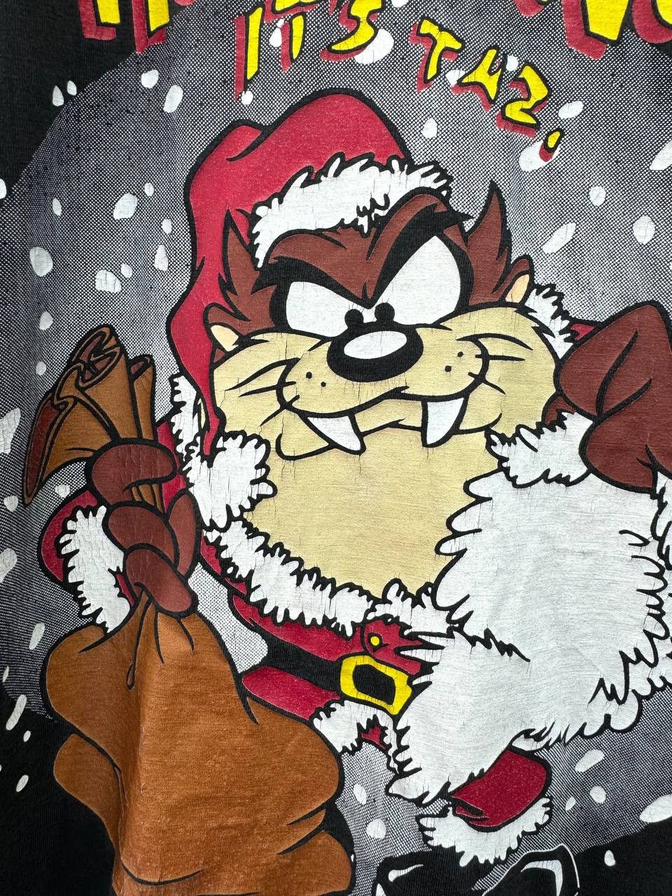 Cartoon Network Vintage Taz 1996 Tax Christmas Warner Bros Looney Tunes Size US L / EU 52-54 / 3 - 6 Thumbnail