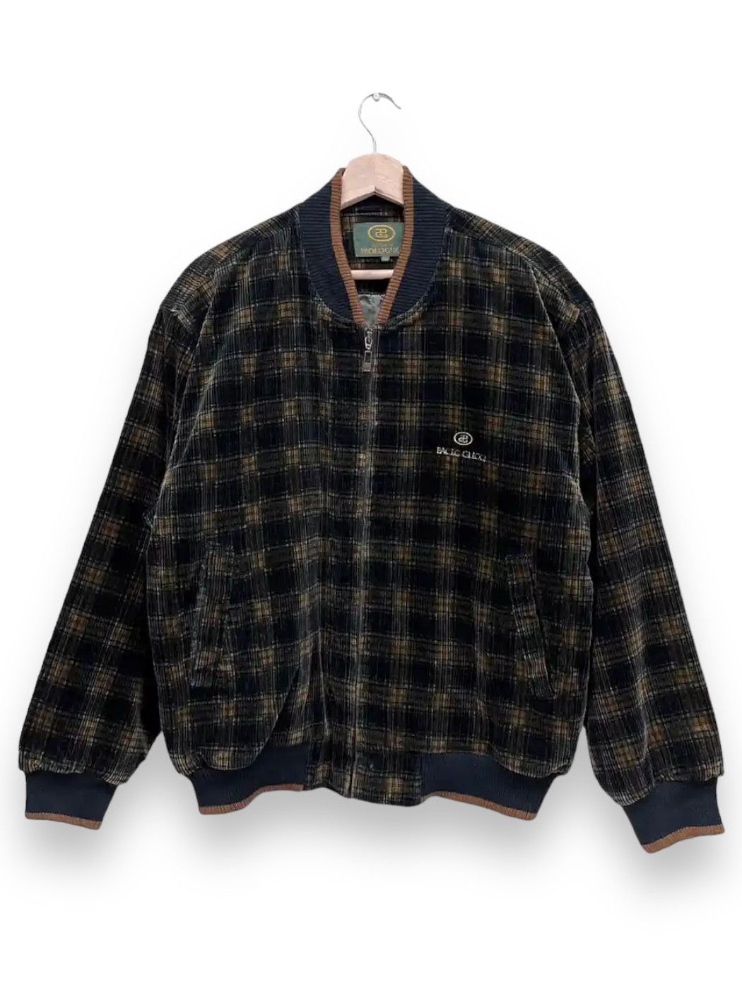image of VTG Paolo Gucci Corduroy Light Padded Jacket in Green, Men's (Size Medium)