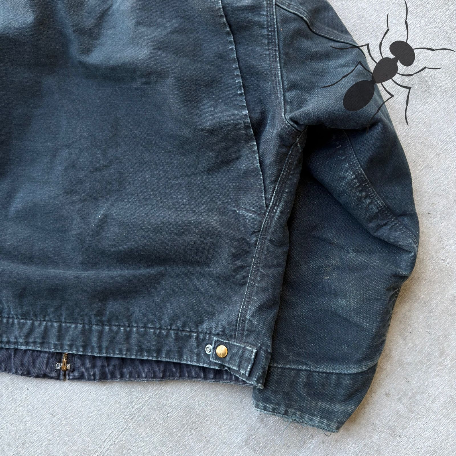 Carhartt × Vintage Vintage Y2K Carhartt J01 black Detroit work wear jacket Size US XL / EU 56 / 4 - 8 Thumbnail