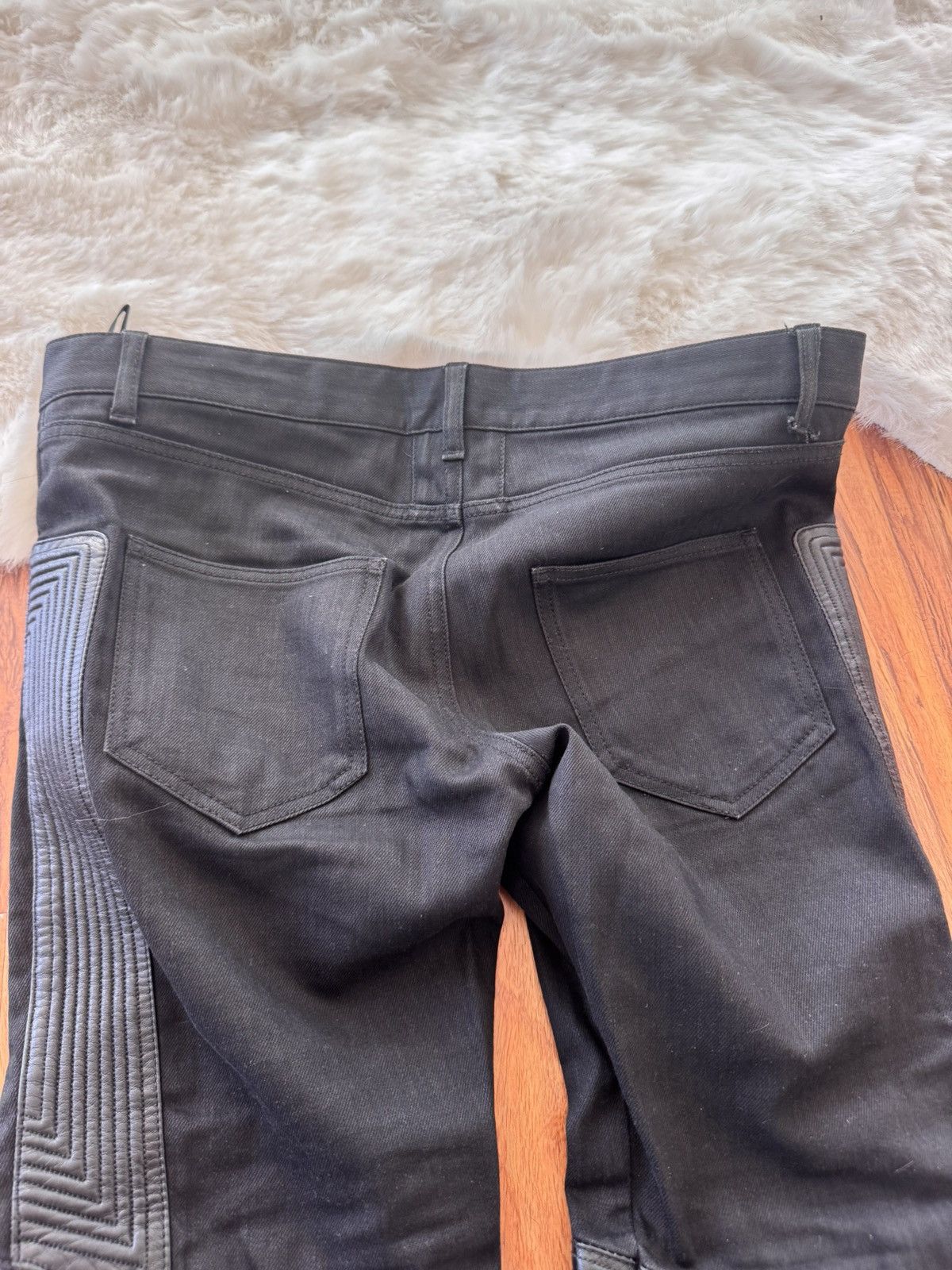 Saint Laurent Paris Saint Laurent Paris Moto Jeans Size US 31 - 6 Thumbnail
