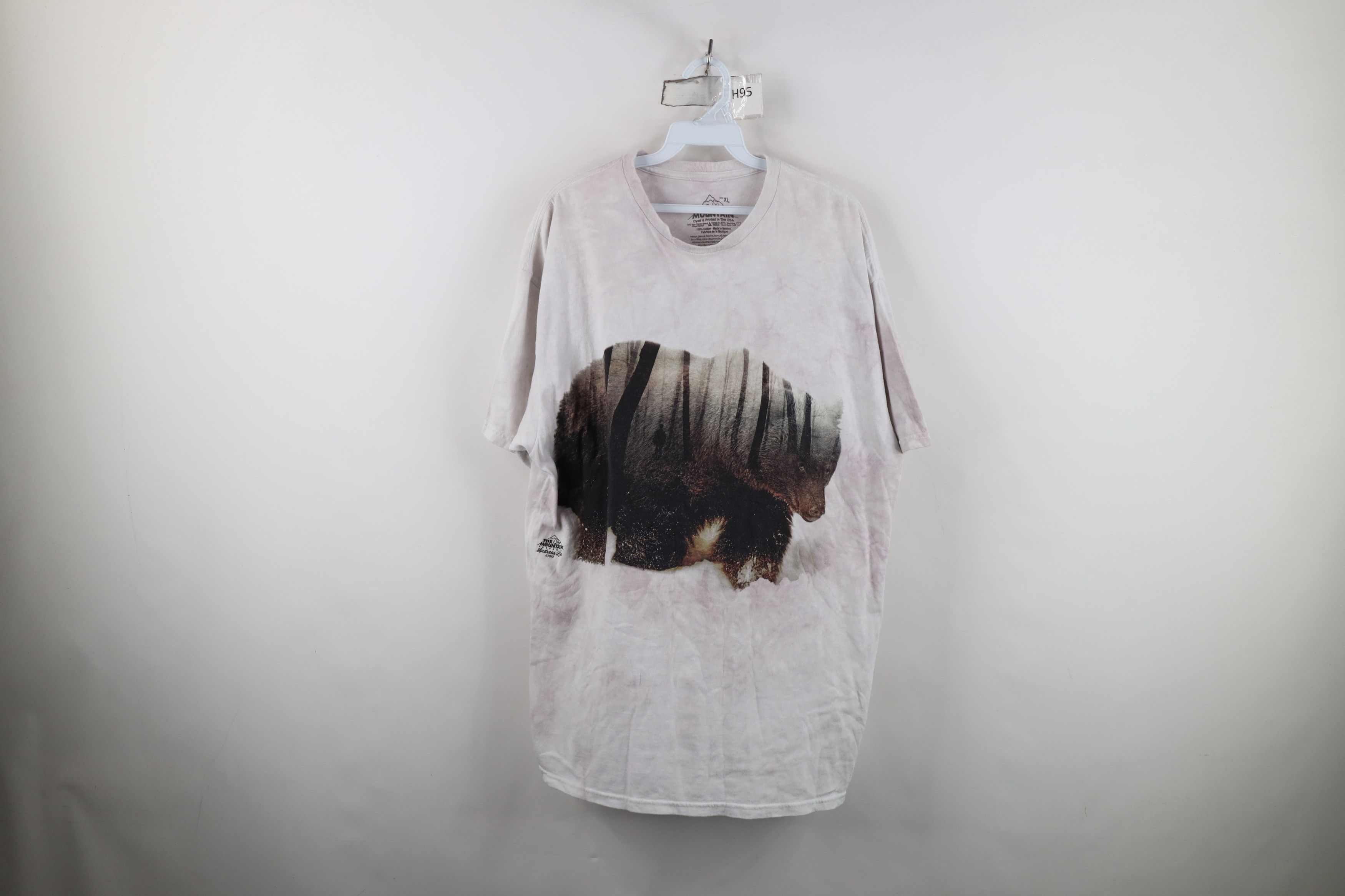 Vintage Vintage Y2K Streetwear Woods Bear Acid Wash T-Shirt Cotton Size US XL / EU 56 / 4 - 1 Thumbnail