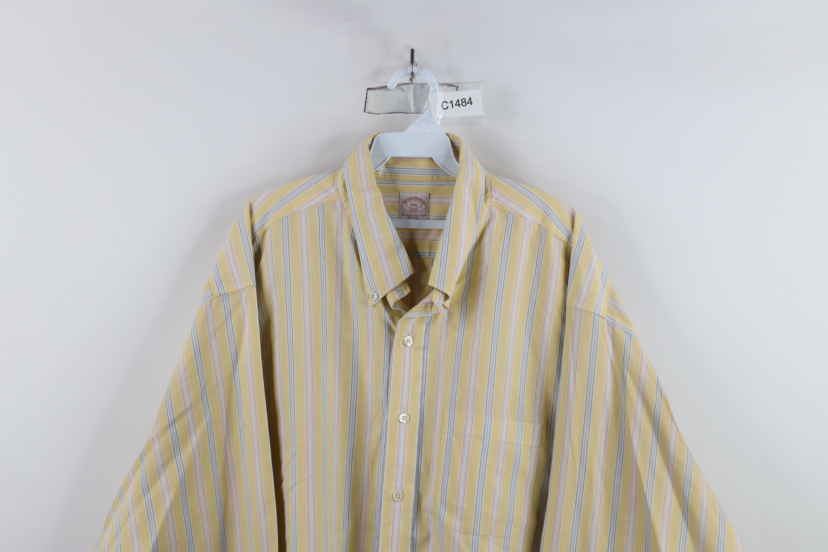 Brooks Brothers × Vintage Vintage Brooks Brothers Cotton Button Down Shirt OCBD Size US XXL / EU 58 / 5 - 2 Thumbnail