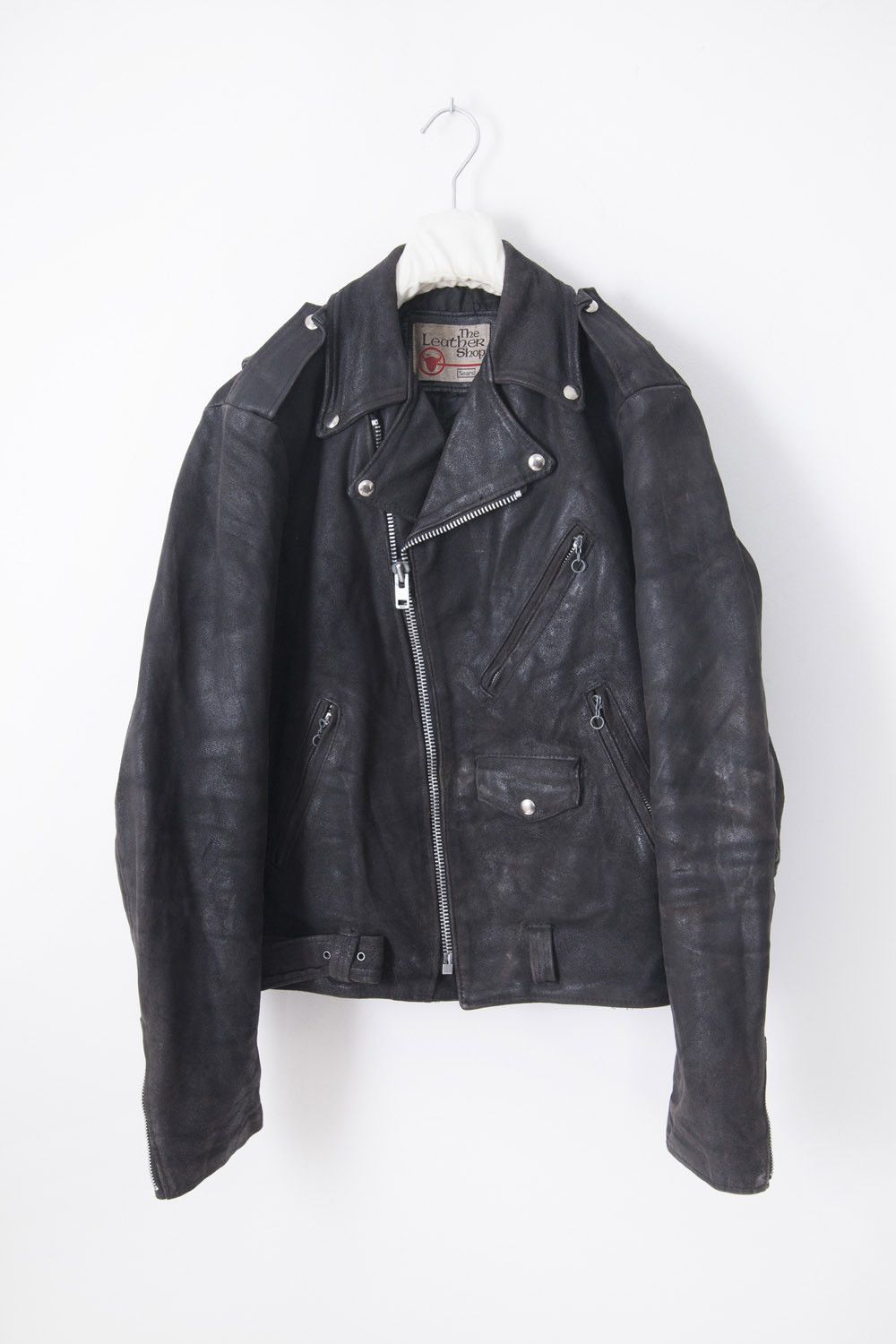Sears Vintage 1980's Sear leather perfecto jacket Size US L / EU 52-54 / 3 - 1 Thumbnail