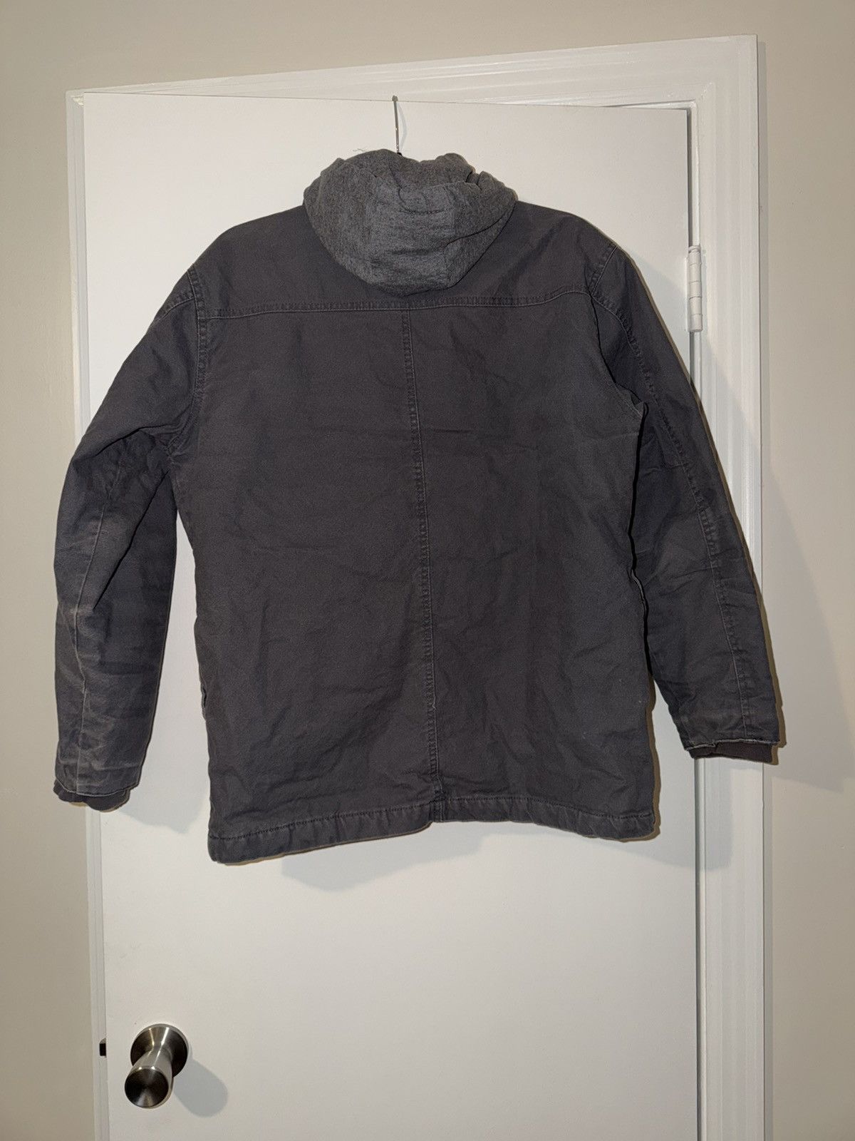Dickies Vtg Gray Canvas Dickies Full Zip Men’s Hooded Jacket Size M Size US M / EU 48-50 / 2 - 8 Thumbnail