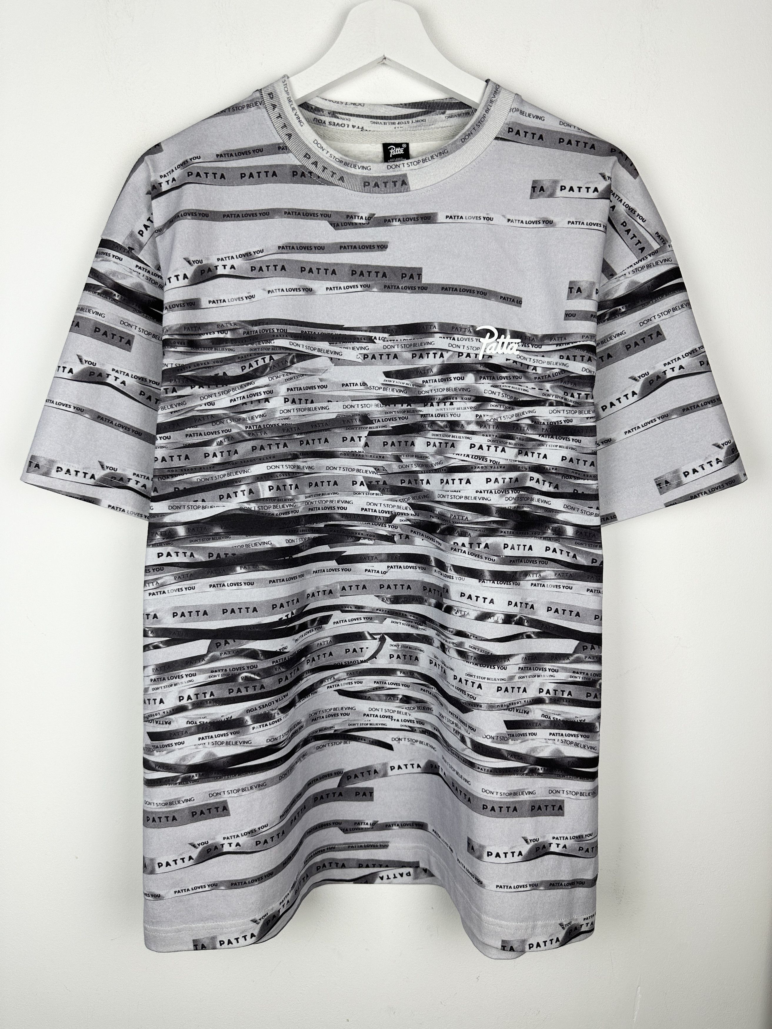 Patta Patta Multi Logo All Over Print Graphic T Shirt Tee Size US M / EU 48-50 / 2 - 1 Thumbnail