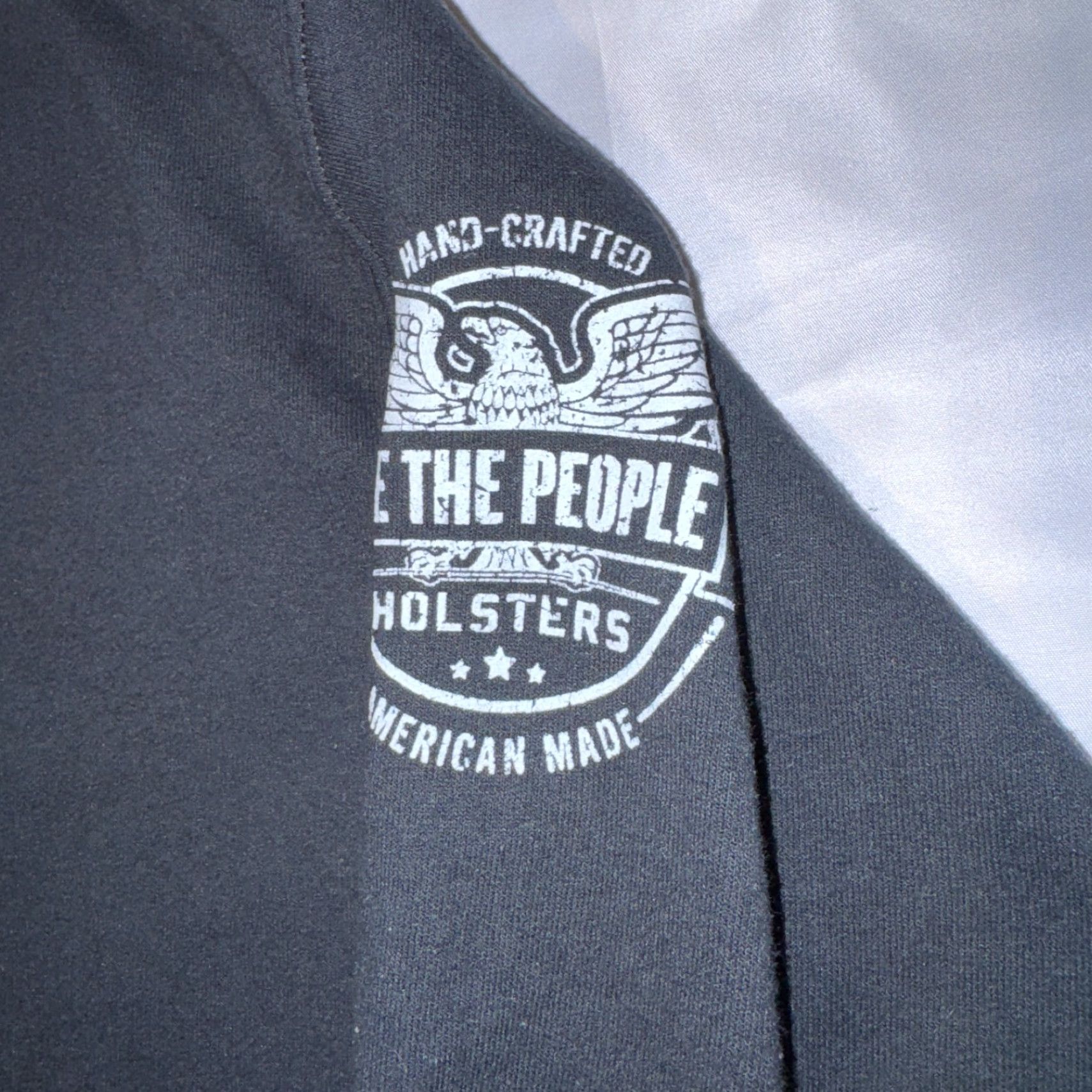 Vintage We The People Holsters Hoodie Mens XL Black USA Flag Sweatshirt Size US XL / EU 56 / 4 - 3 Thumbnail