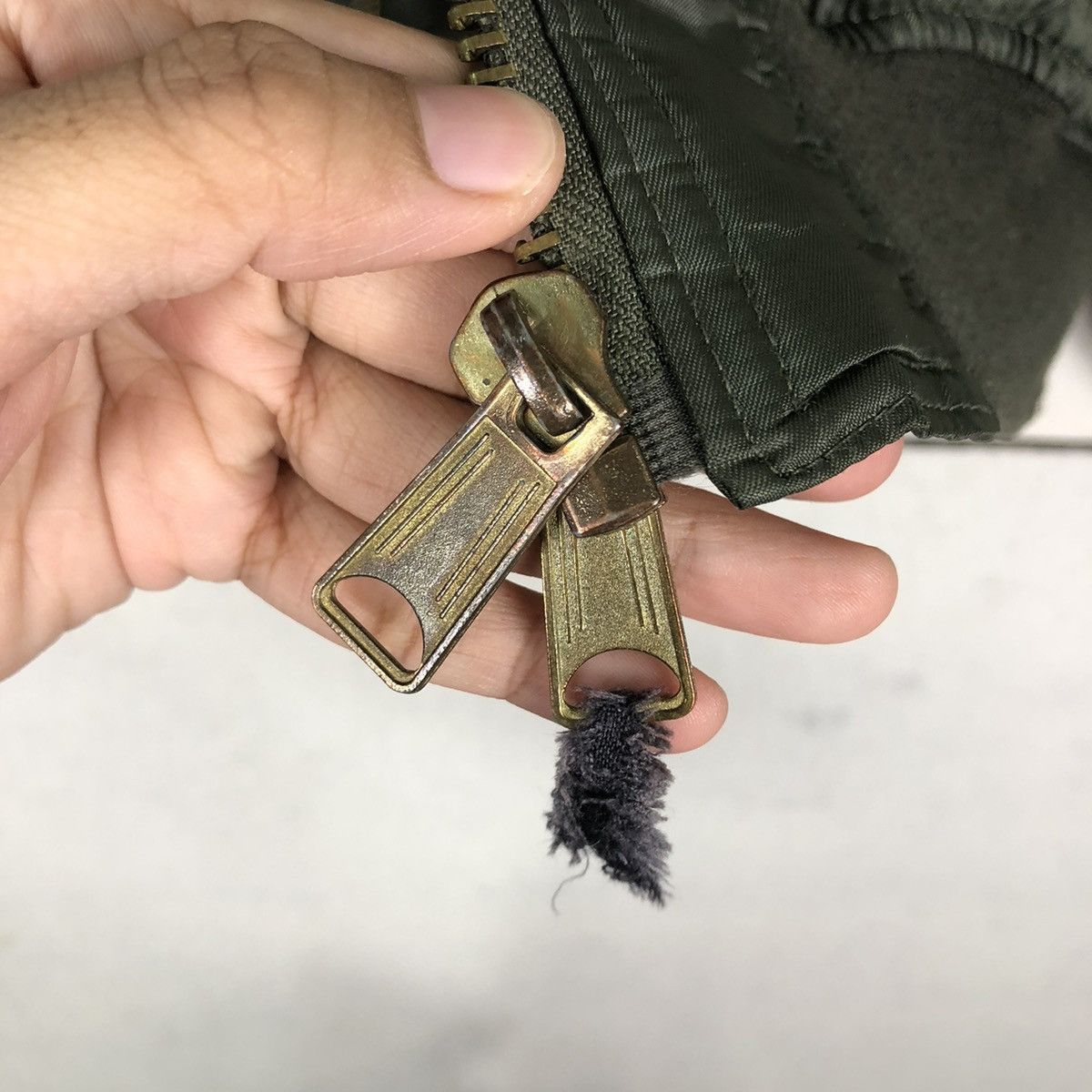 Vintage 🔥VINTAGE REVERSIBLE BOMBER JACKET MILITARY GARMENTS Size US L / EU 52-54 / 3 - 18 Thumbnail