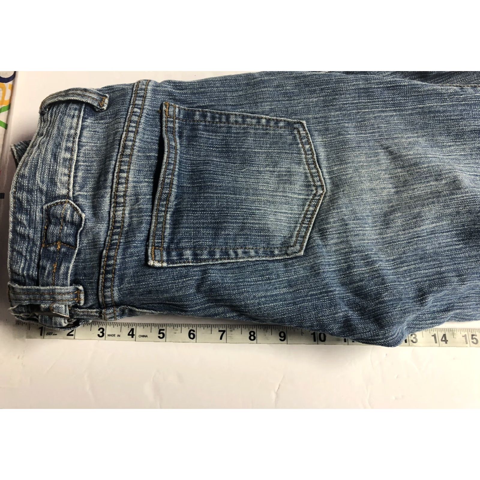 Vintage J. Galt Jeans Womens Flared Legs Y2k Size S Small 99% Cotton 1% Elastan Blue Wide-Leg Jeans Womens Size 28" / US 6 / IT 42 - 7 Thumbnail