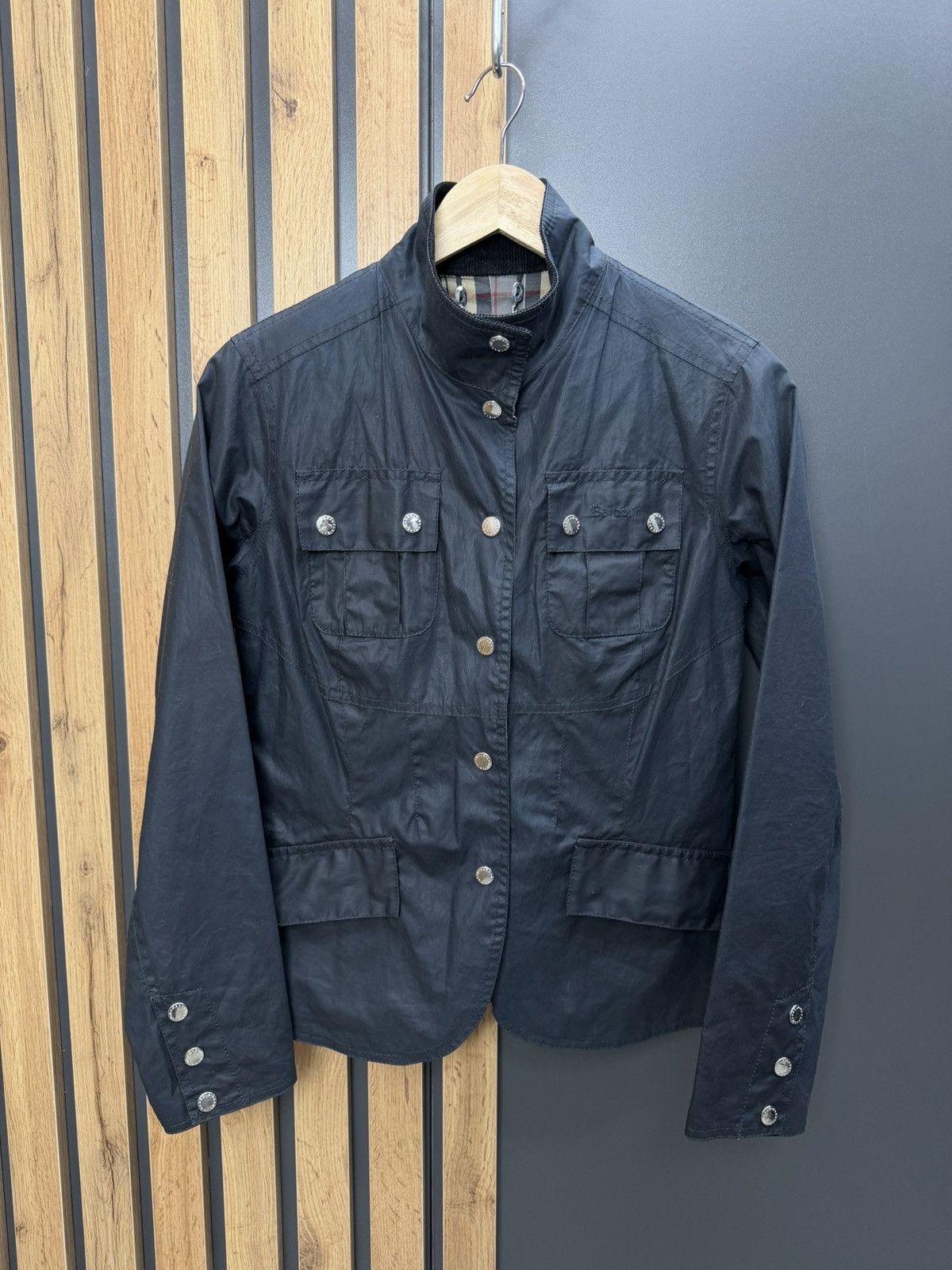 Barbour Barbour Ashby Jacket Navy Women UK10 EU36 Size M / US 6-8 / IT 42-44 - 2 Thumbnail